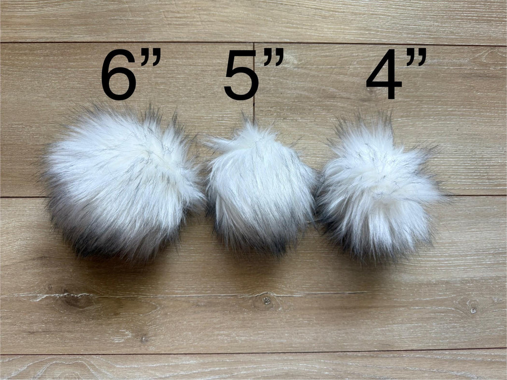 Speckles Faux fur Pom Pom