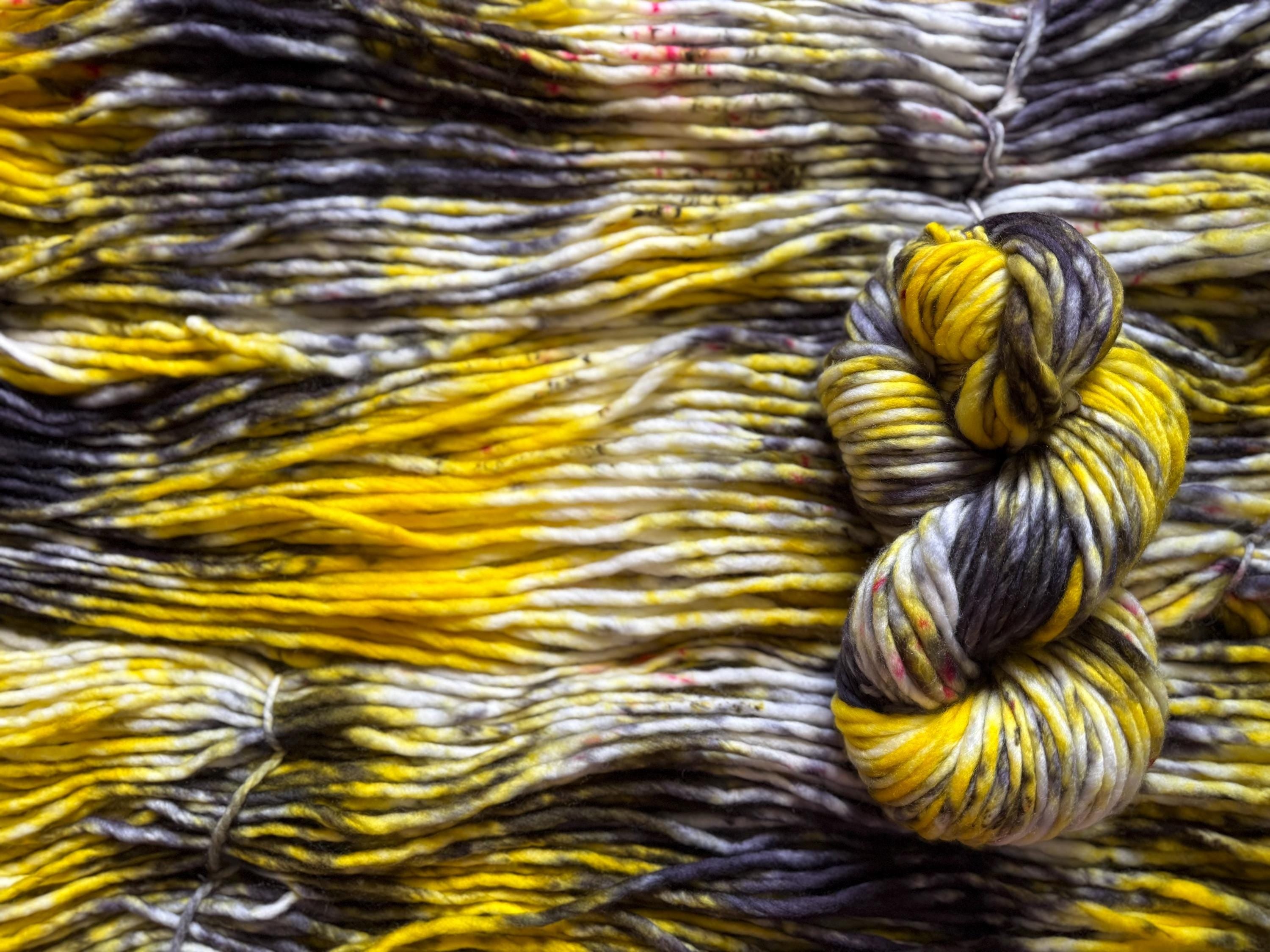 Bubble glum hand dyed yarn