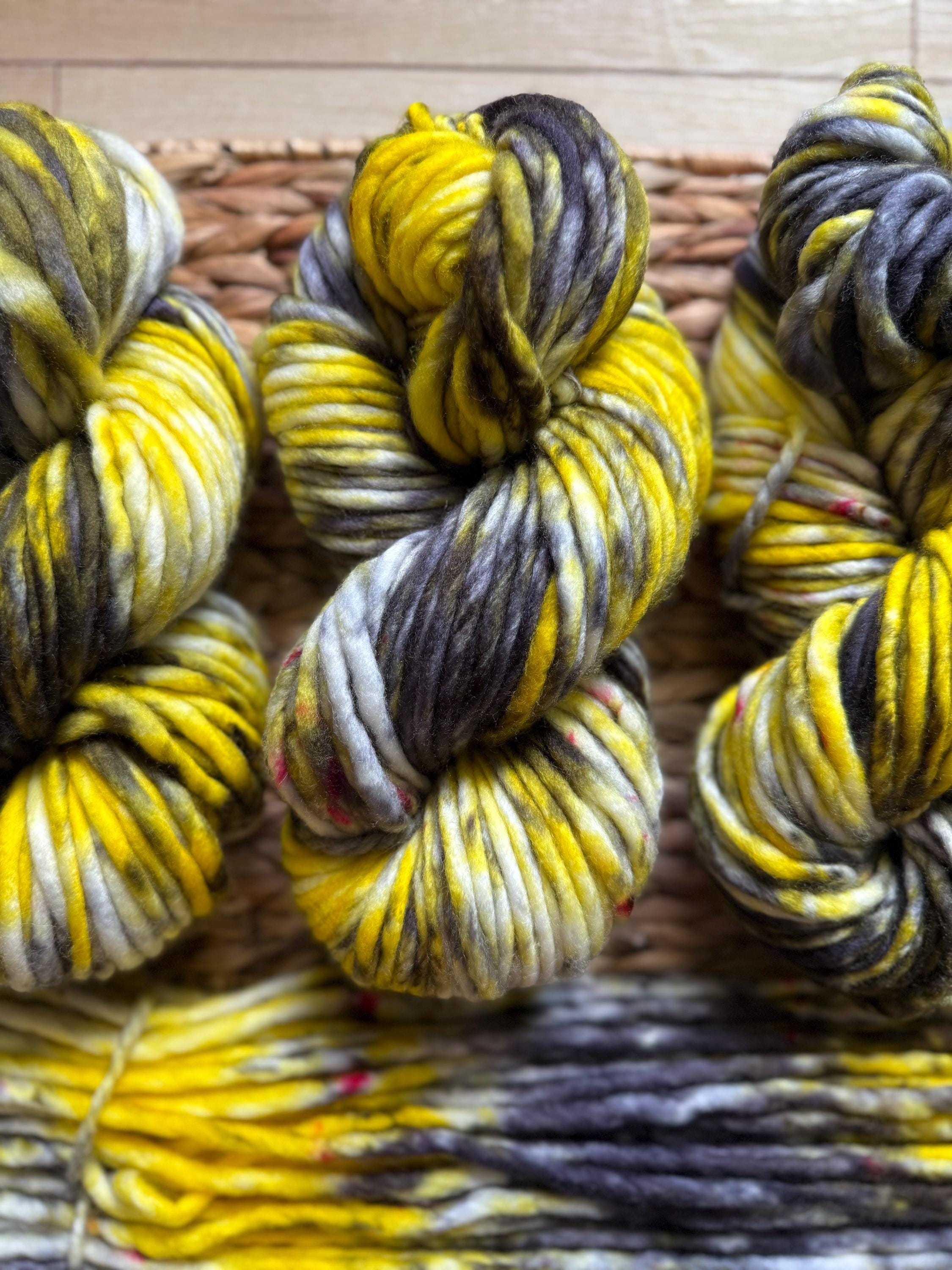 Bubble glum hand dyed yarn