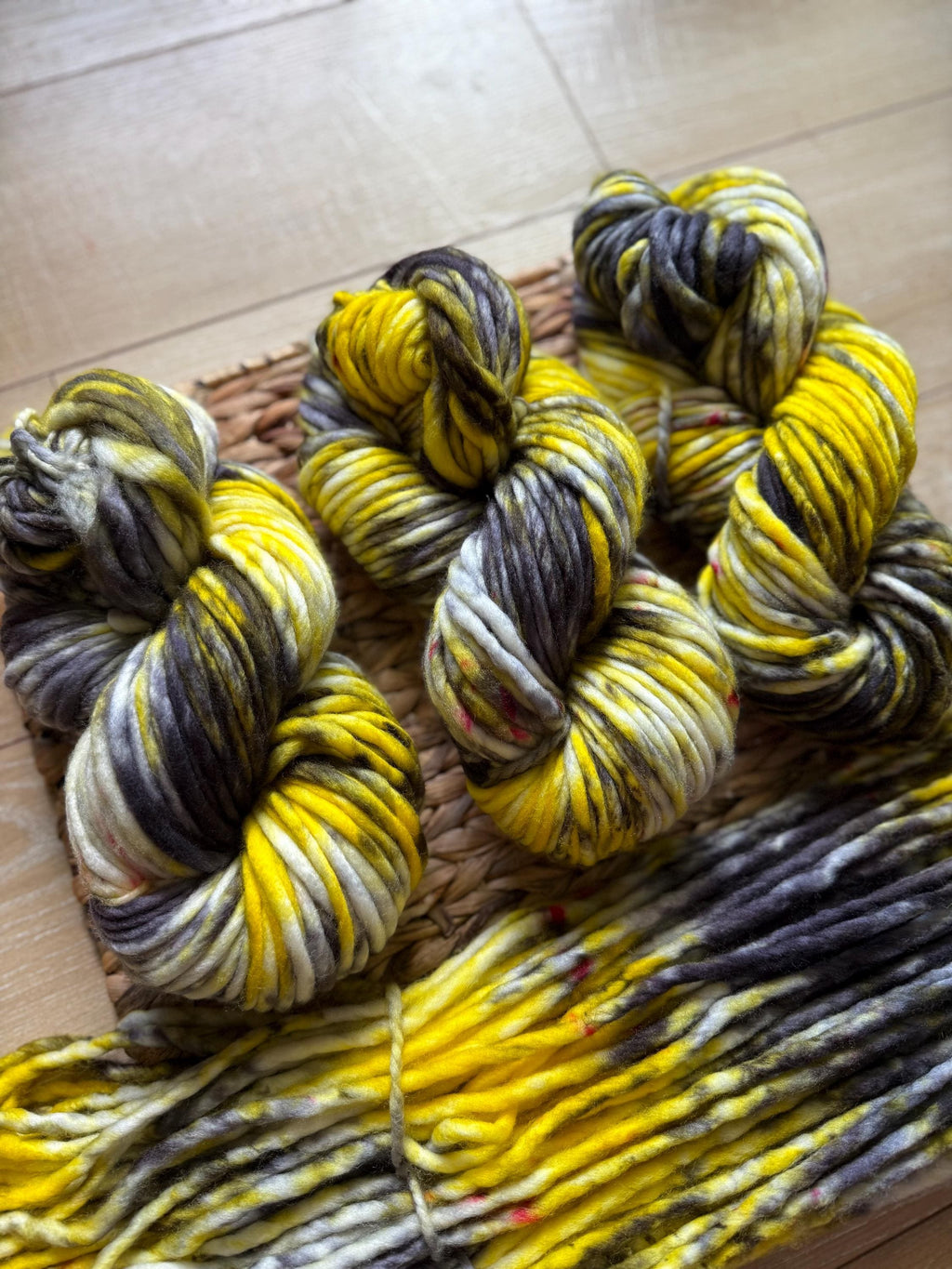 Bubble glum hand dyed yarn