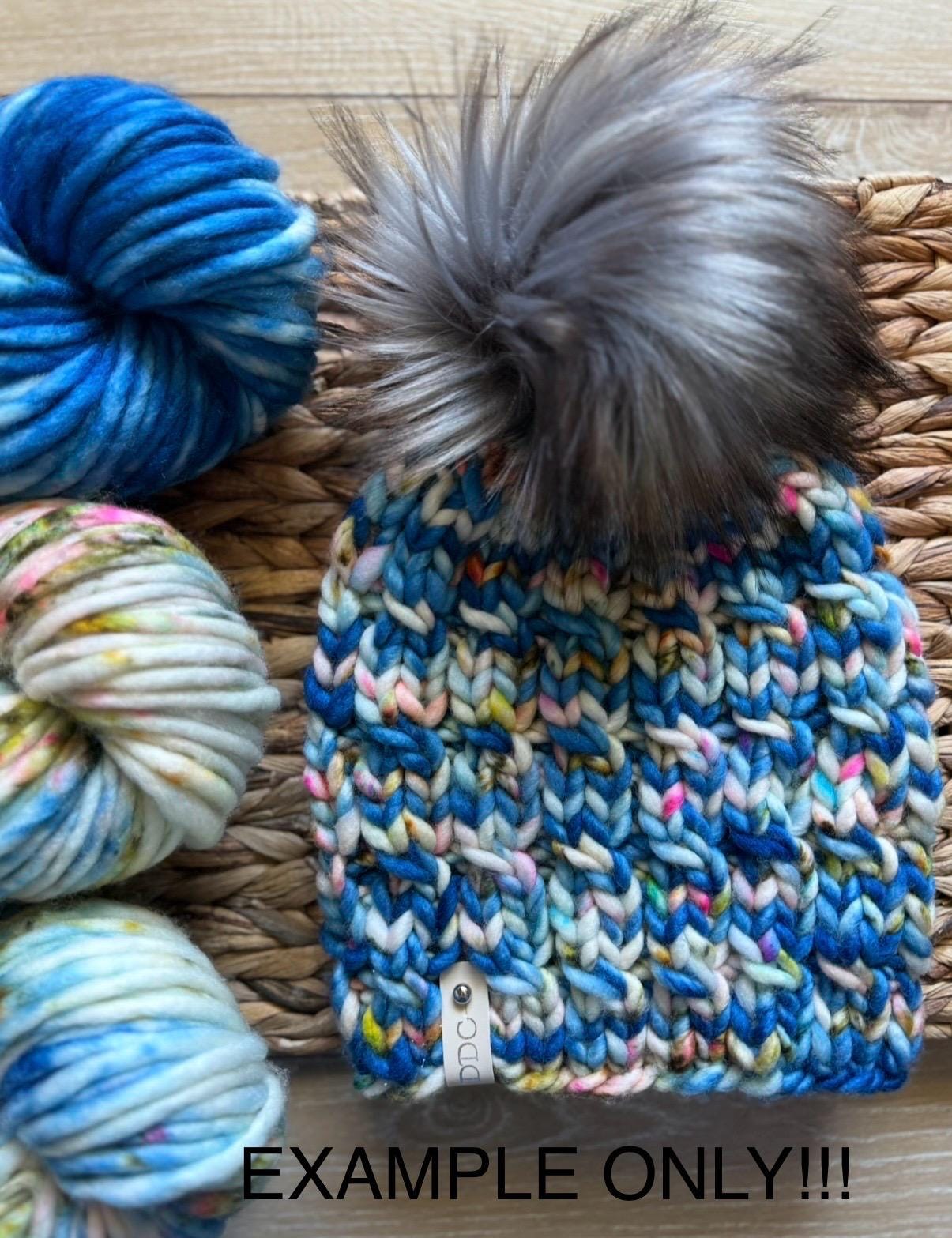 Glass beach Hand dyed super bulky merino wool