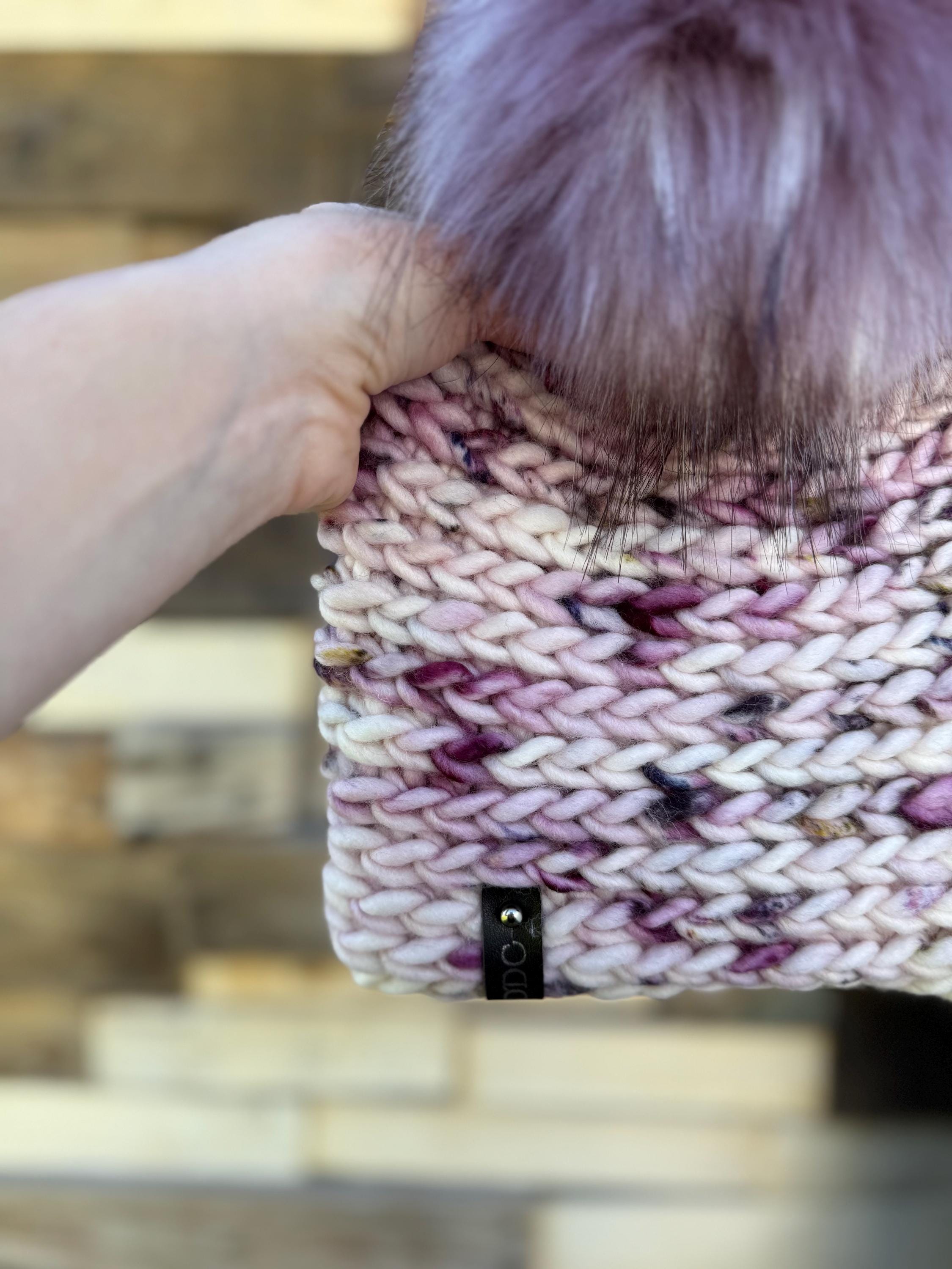 Crochet luxury beanie