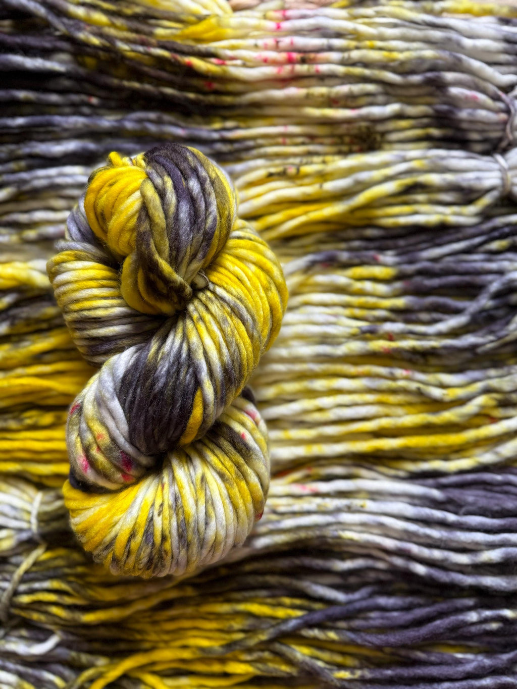 Bubble glum hand dyed yarn