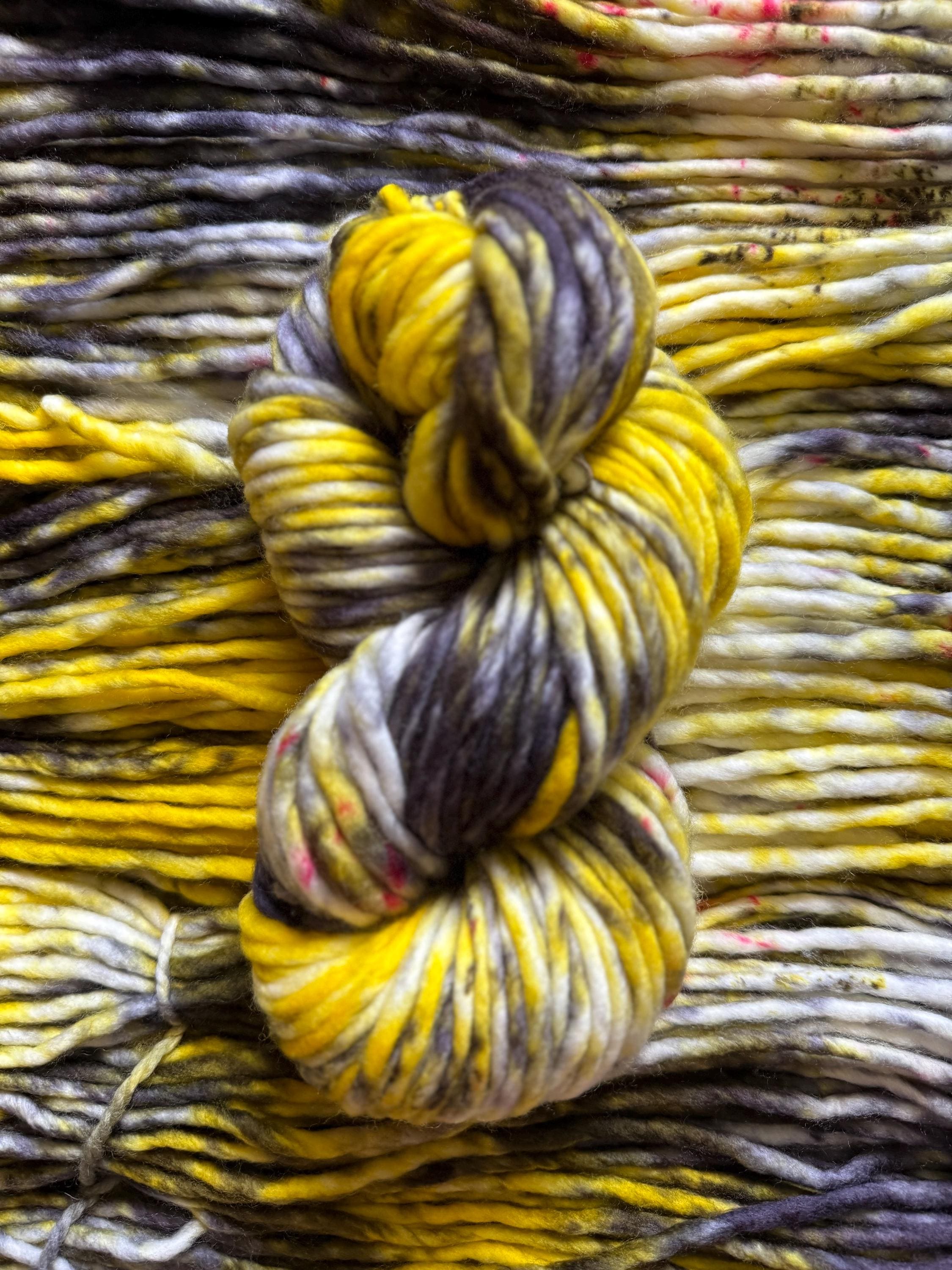 Bubble glum hand dyed yarn