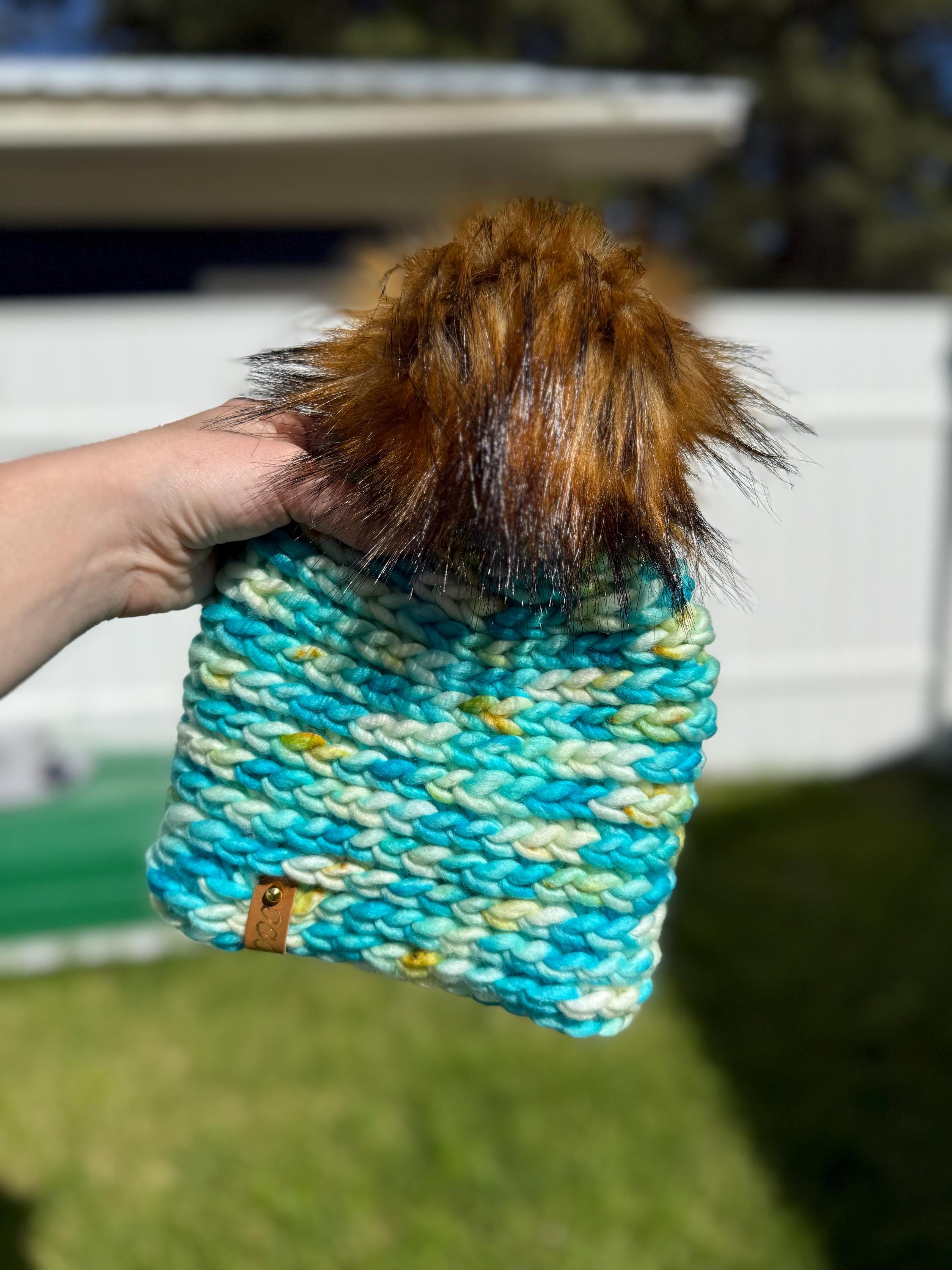Crochet luxury beanie