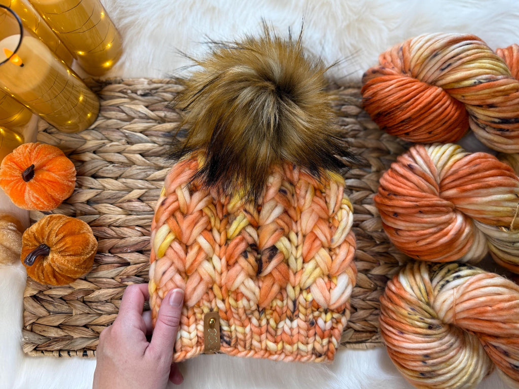 Knit luxury beanie
