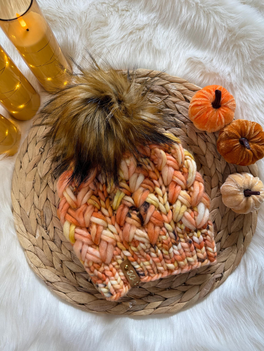Knit luxury beanie