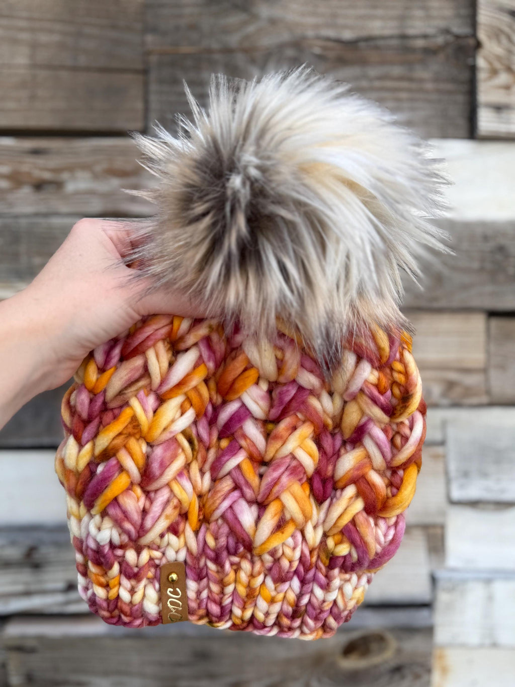 Knit luxury beanie