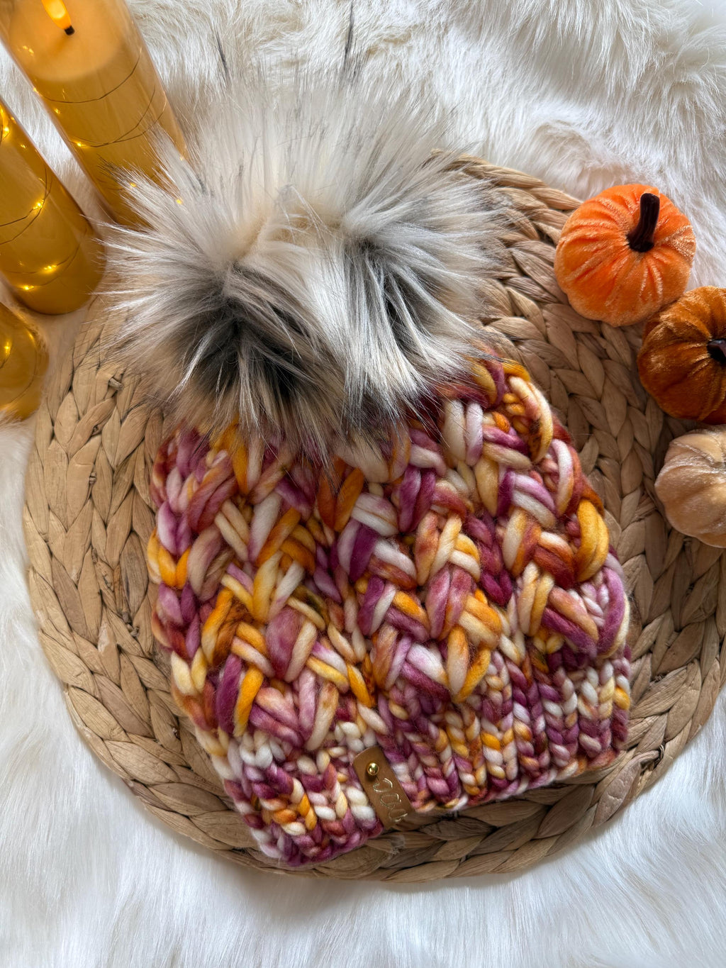 Knit luxury beanie