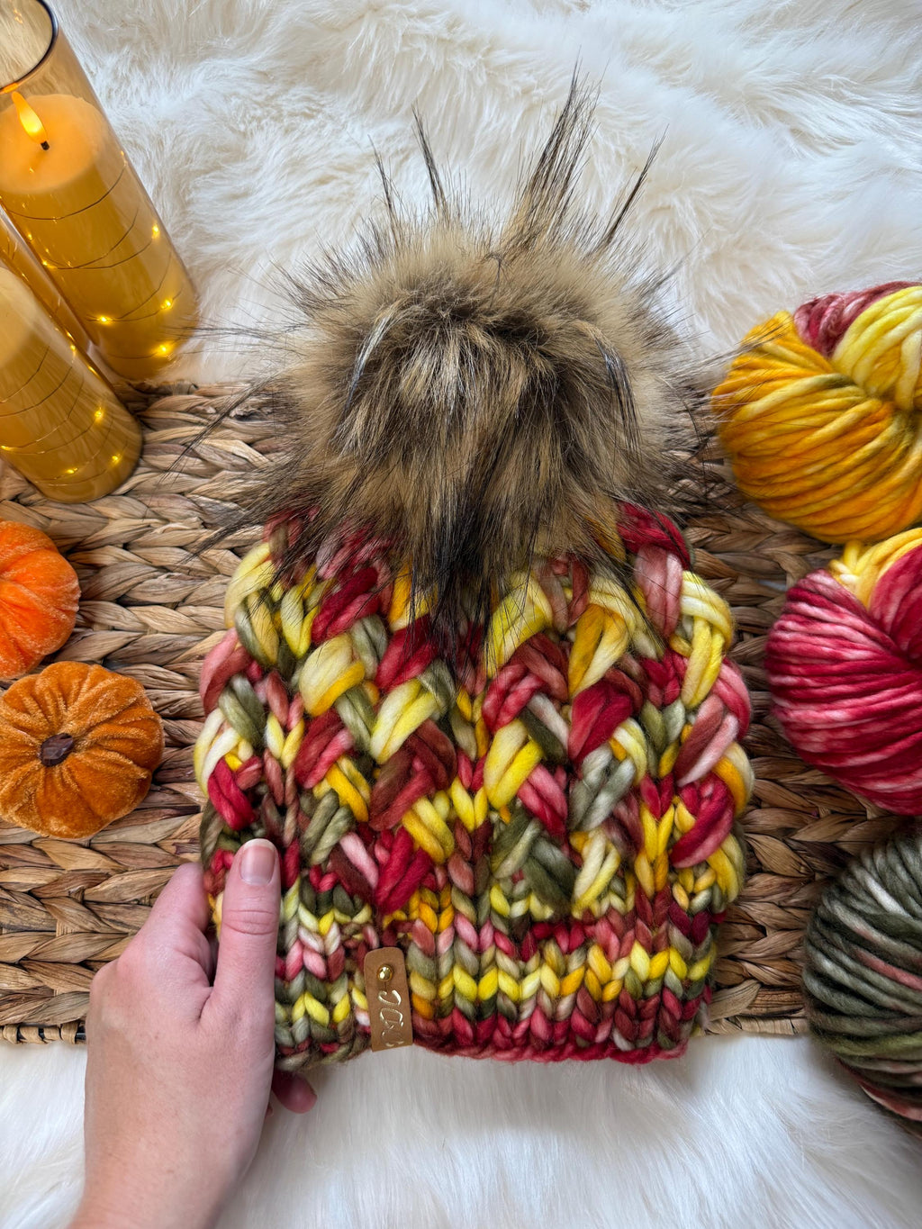 Knit luxury beanie