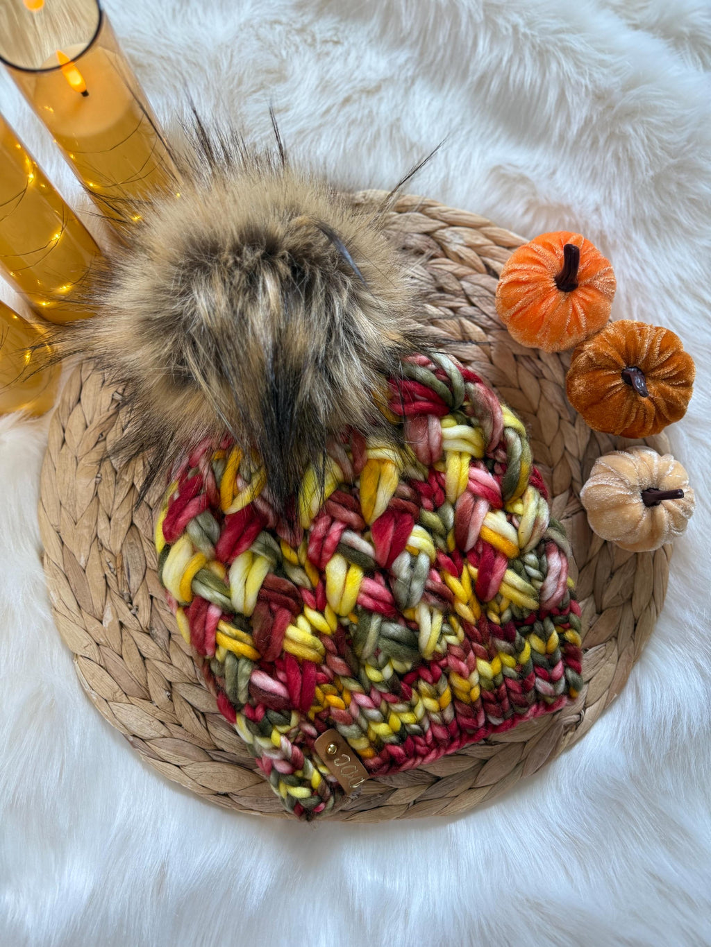 Knit luxury beanie