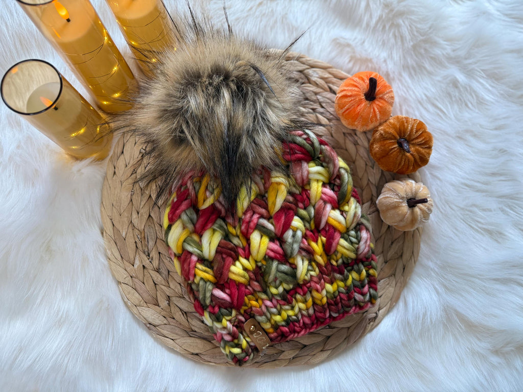Knit luxury beanie