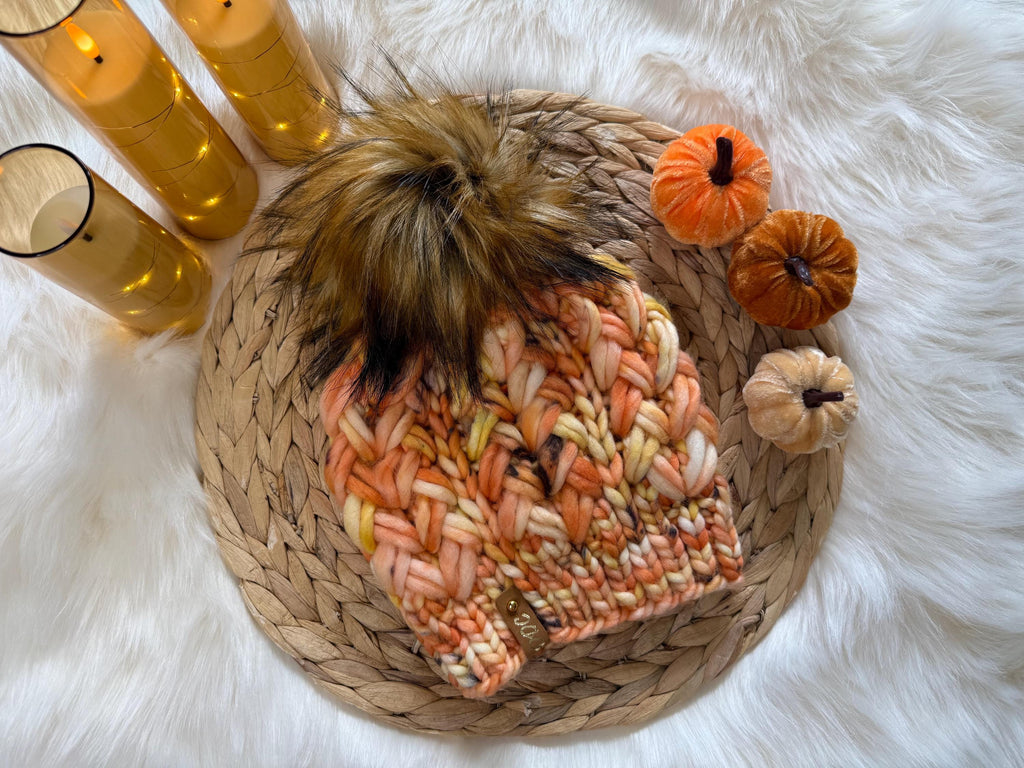 Knit luxury beanie