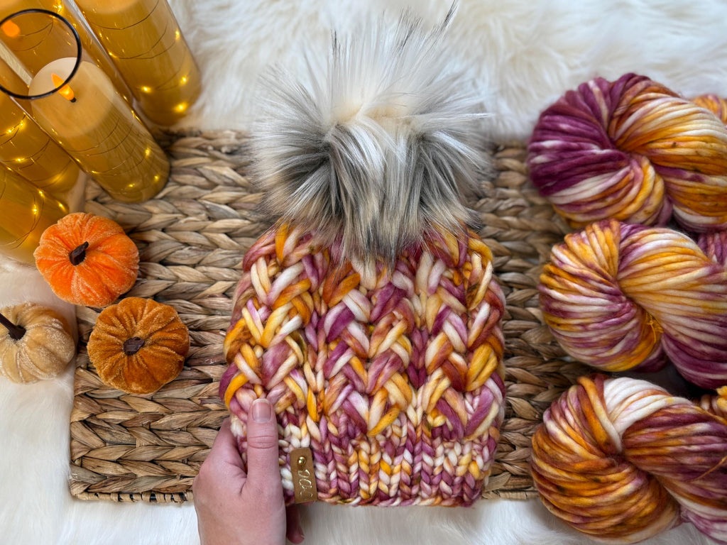 Knit luxury beanie