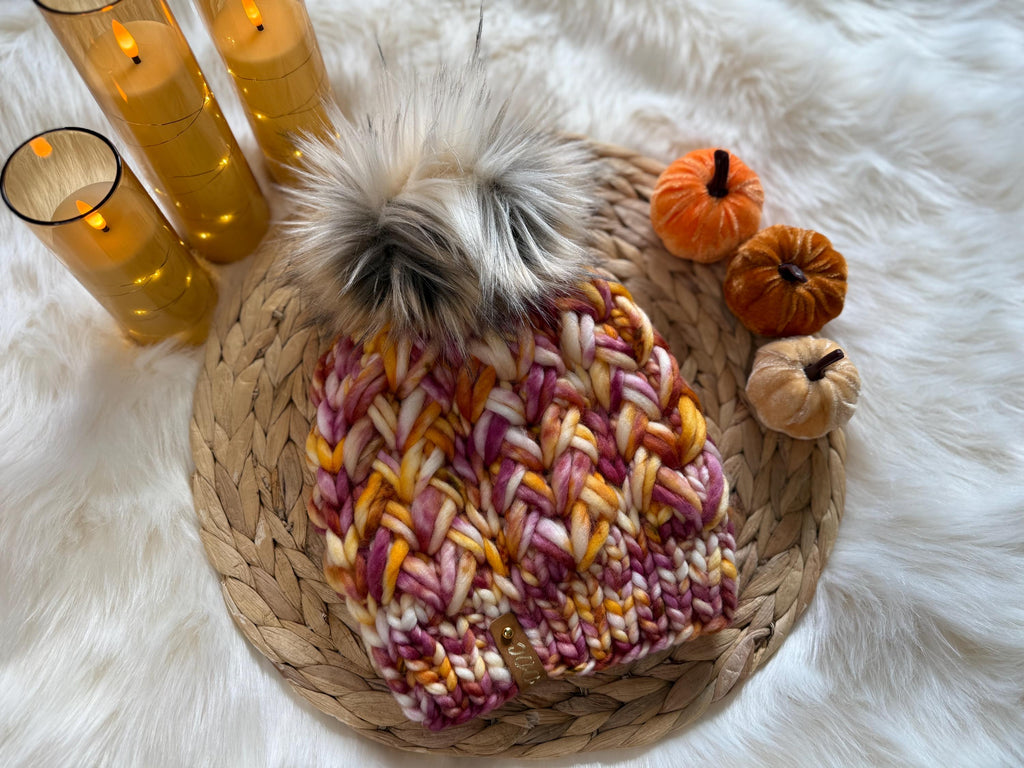 Knit luxury beanie