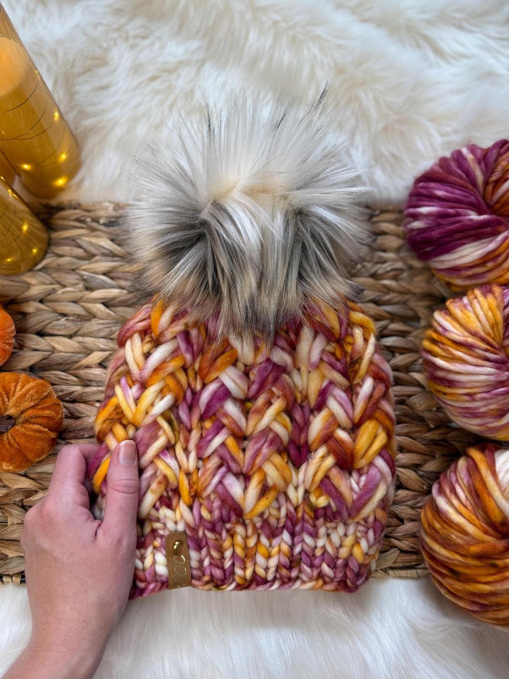 Knit luxury beanie
