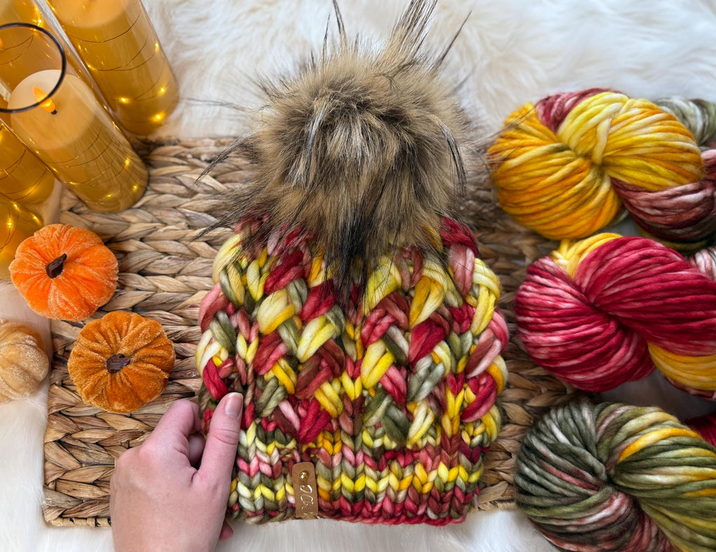 Knit luxury beanie