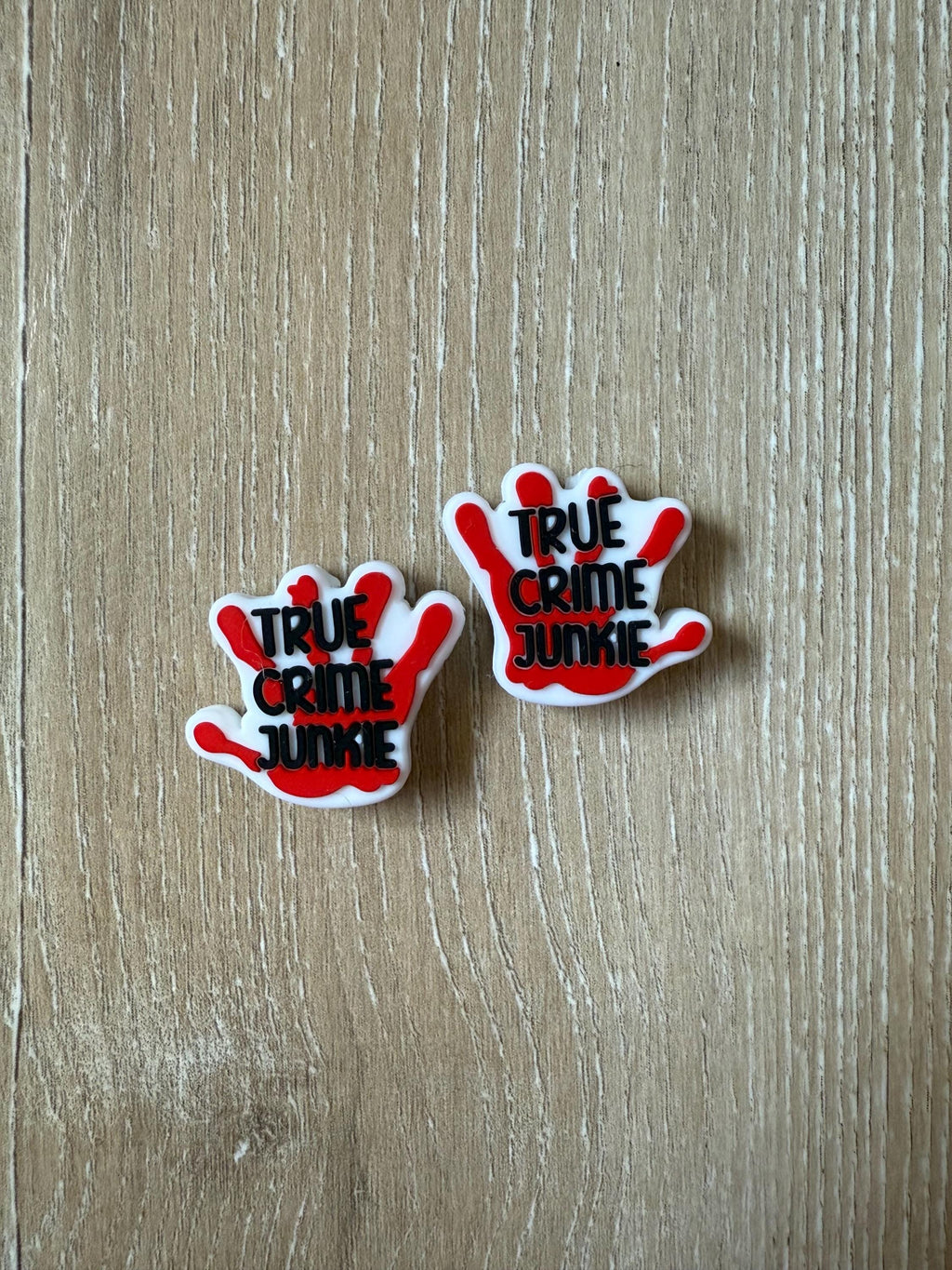 True crime needle stoppers for knitting needles