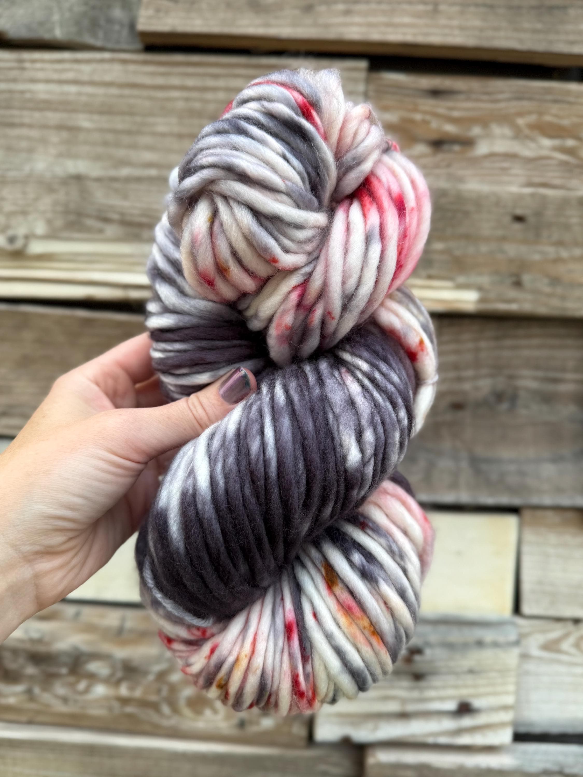 Cassian Hand dyed super bulky merino wool yarn