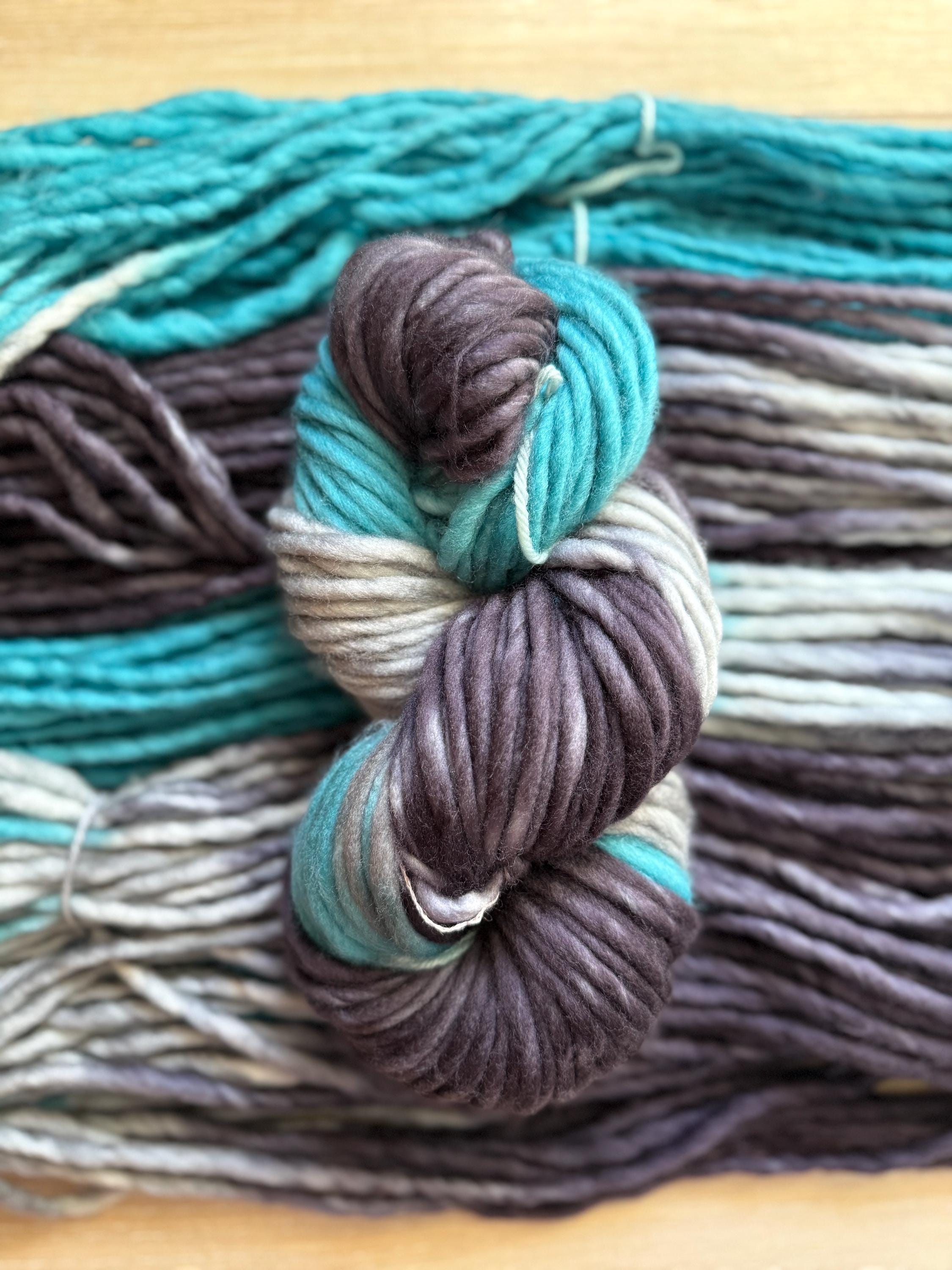 Philadelphia teal grey black yarn