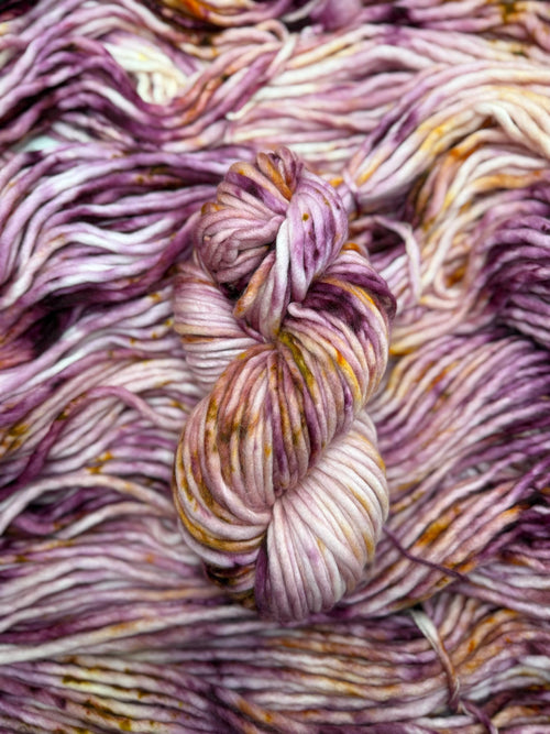Amuck (oopsie 2) Hand dyed super bulky merino wool yarn