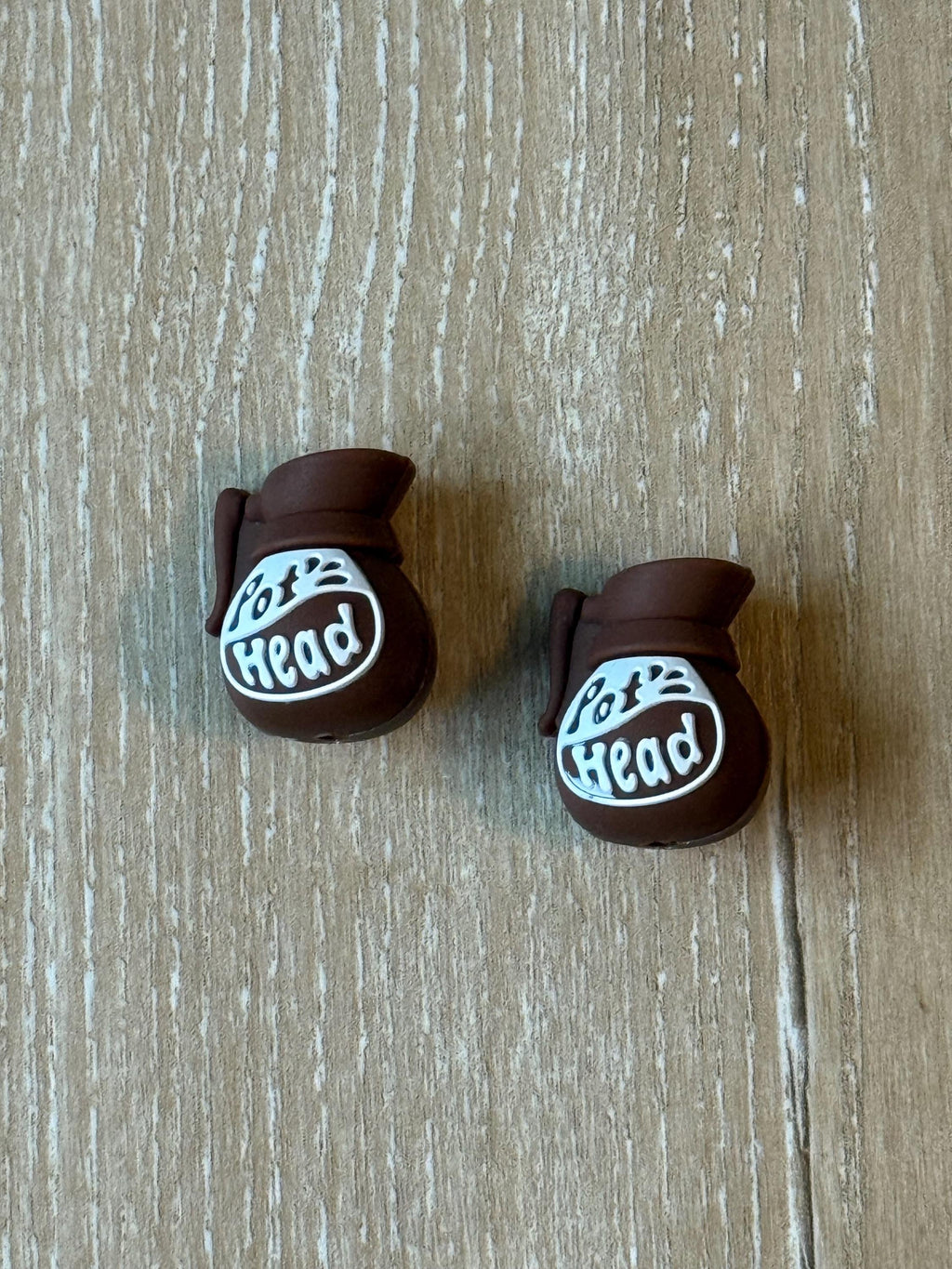 Coffee pot needle stoppers for knitting