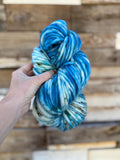 Ocean eyes super bulky / super chunky hand dyed yarn