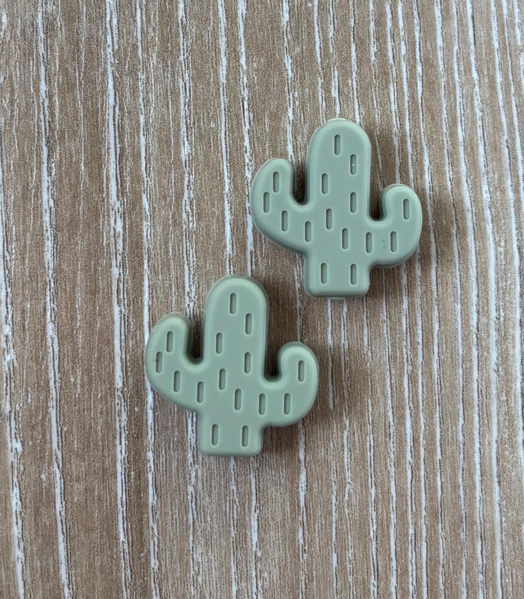 Cactus needle stoppers for knitting needles