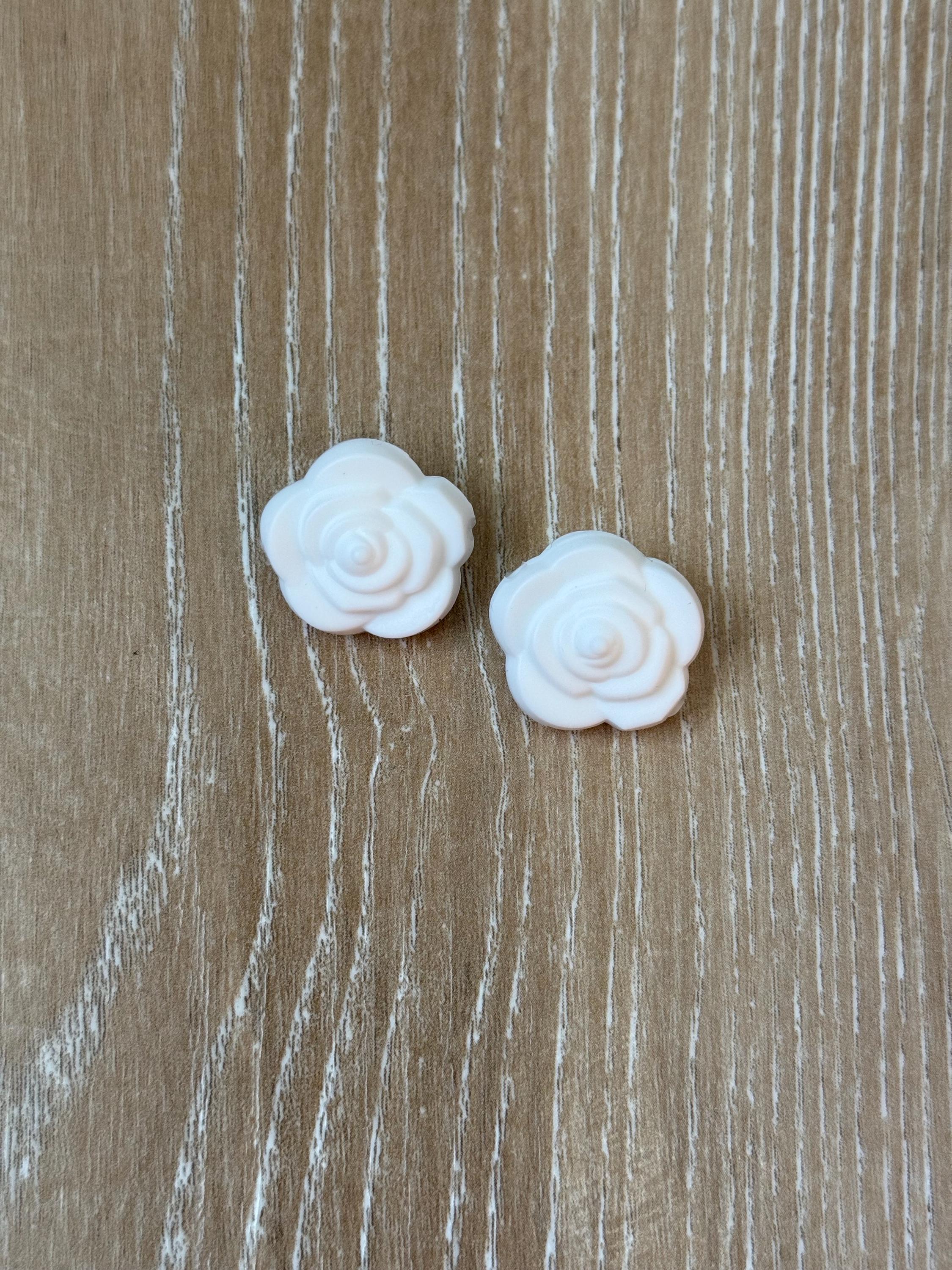 Rose needle stoppers stitch stopper for knitting needles