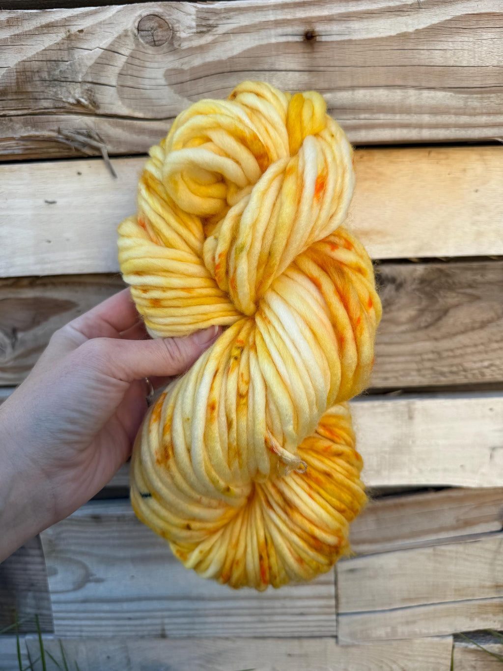 Pollen Hand dyed super bulky merino wool