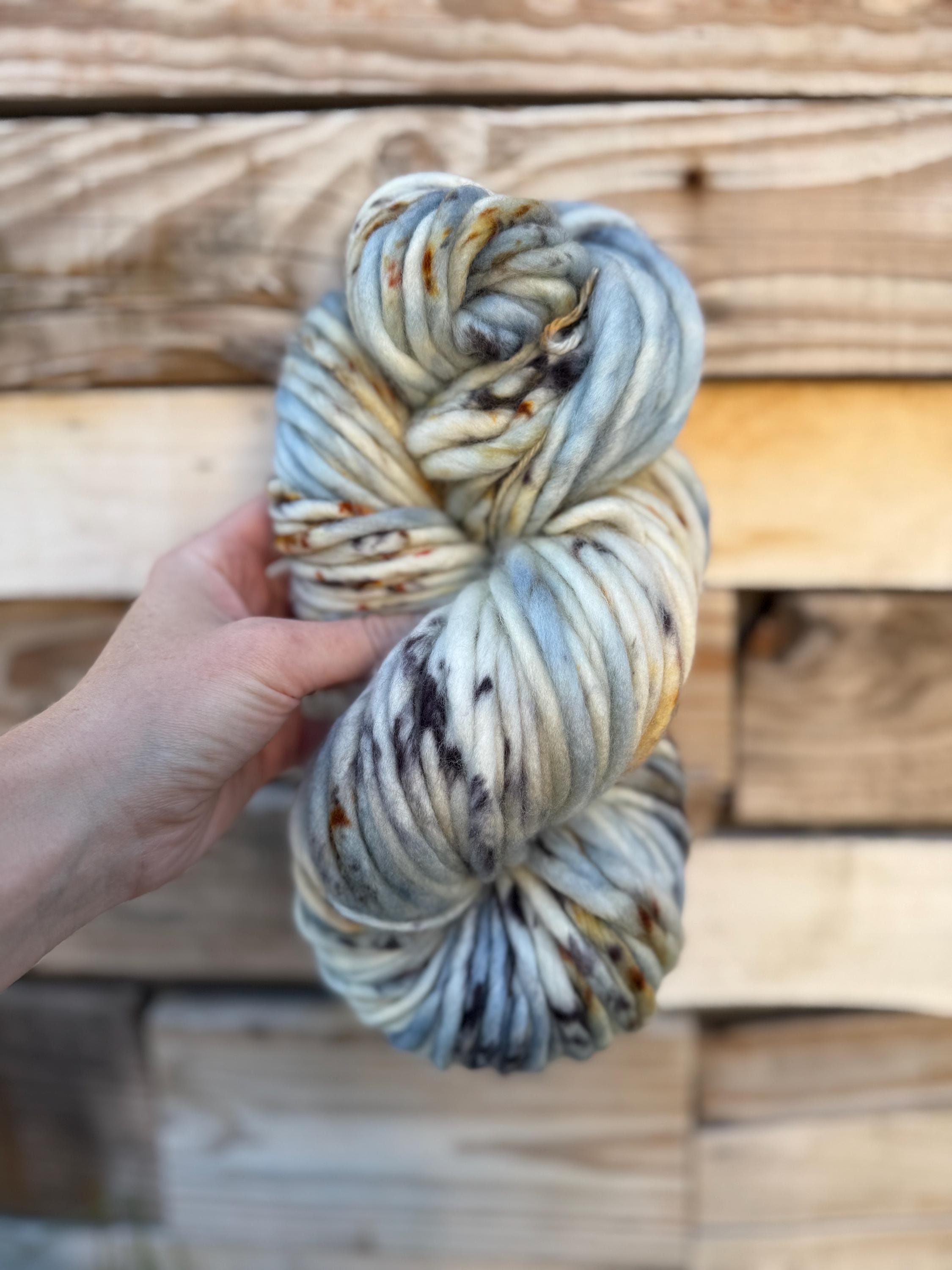 Feyre darling Hand dyed super bulky merino wool yarn
