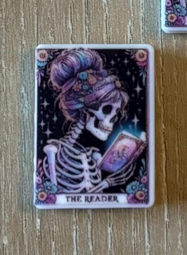 Skeleton needle stoppers for knitting needles