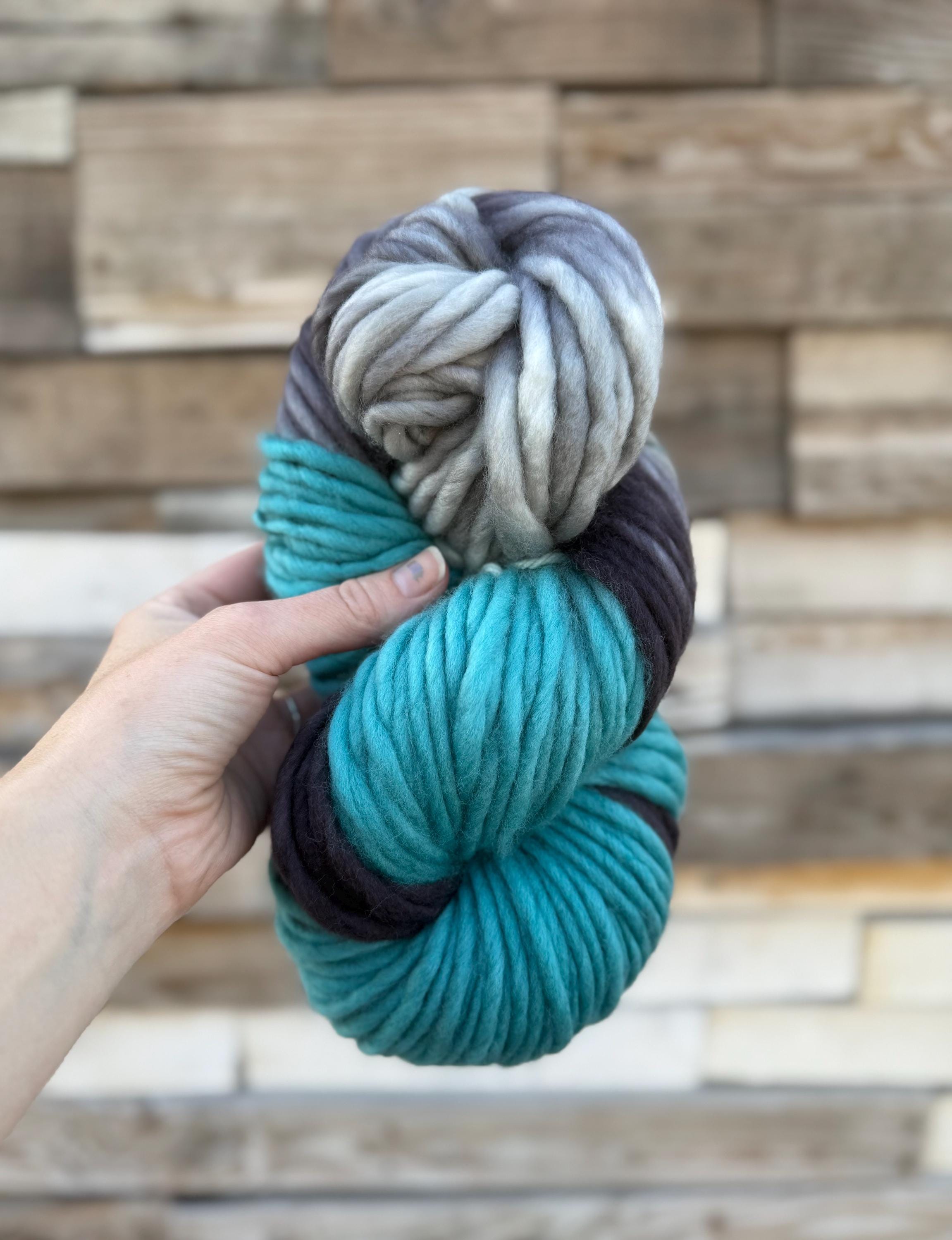 Philadelphia teal grey black yarn