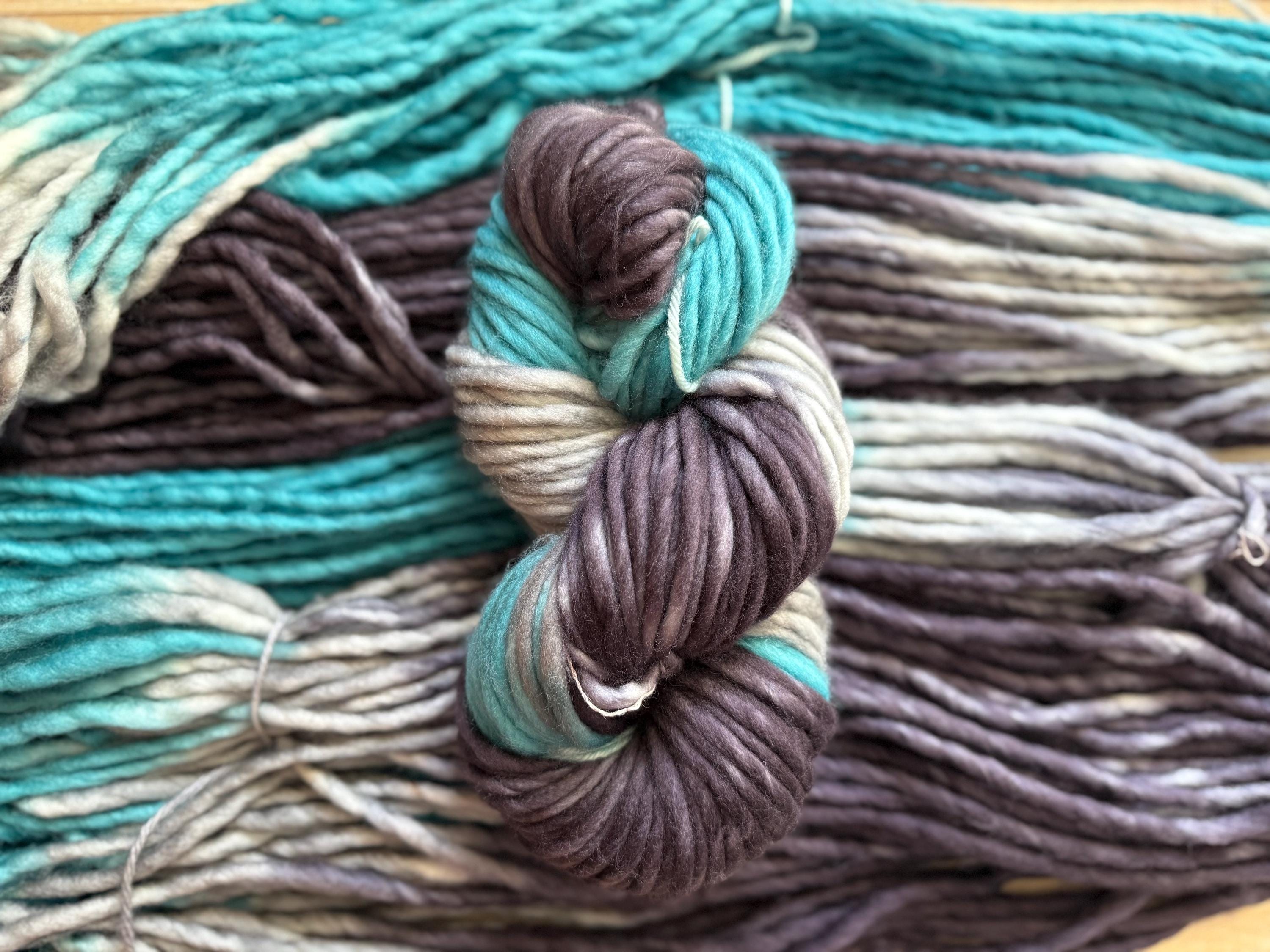 Philadelphia teal grey black yarn
