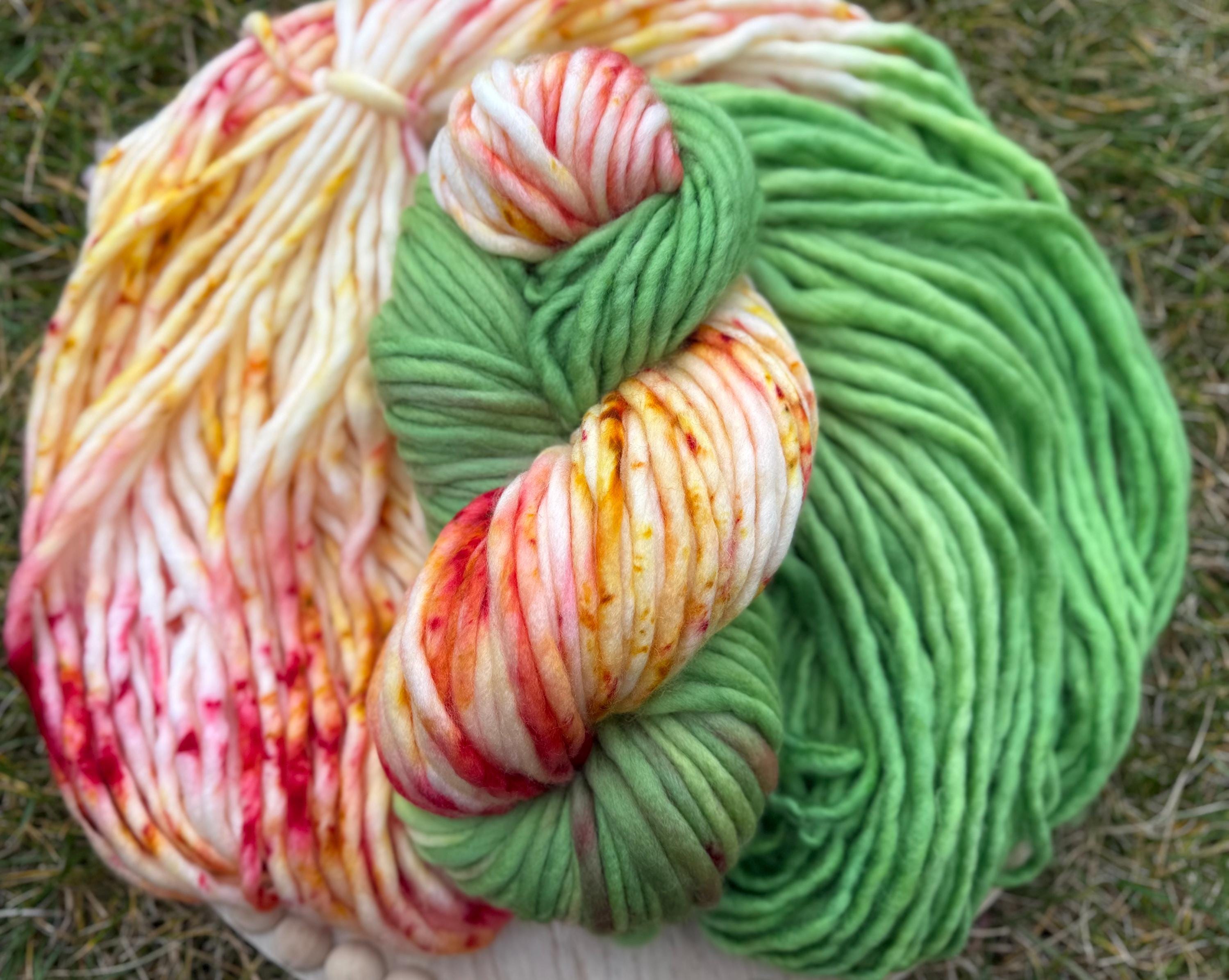 Noel Hand dyed super bulky yarn