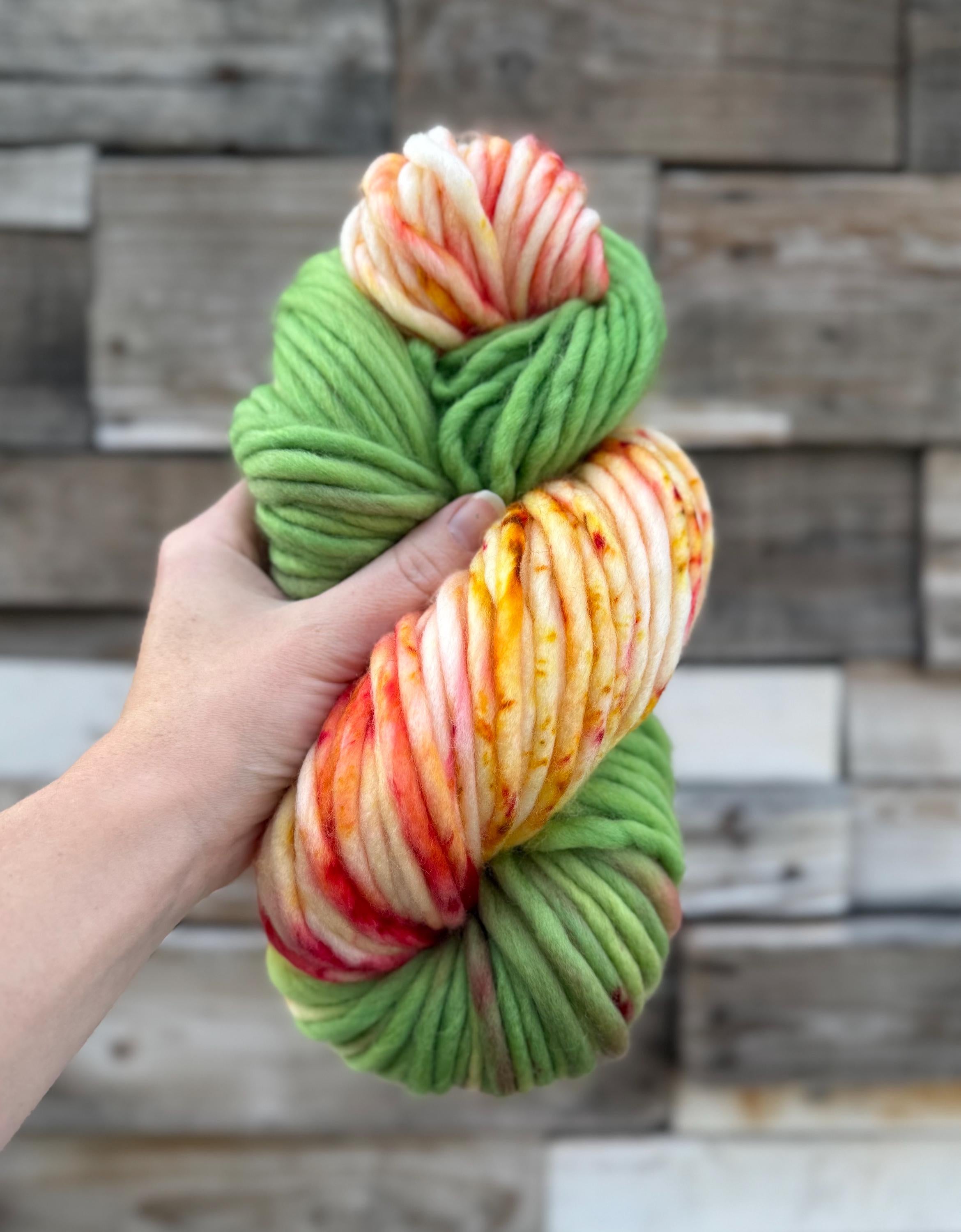 Noel Hand dyed super bulky yarn
