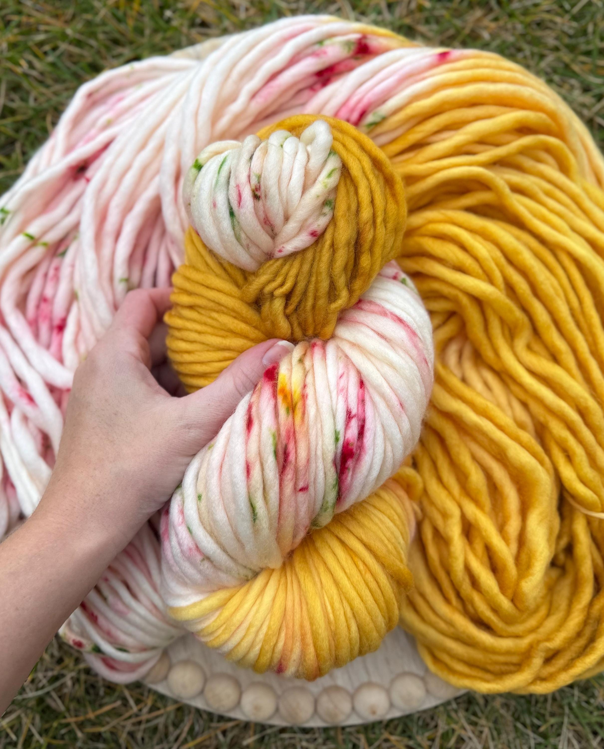 Eve merino wool hand dyed yarn
