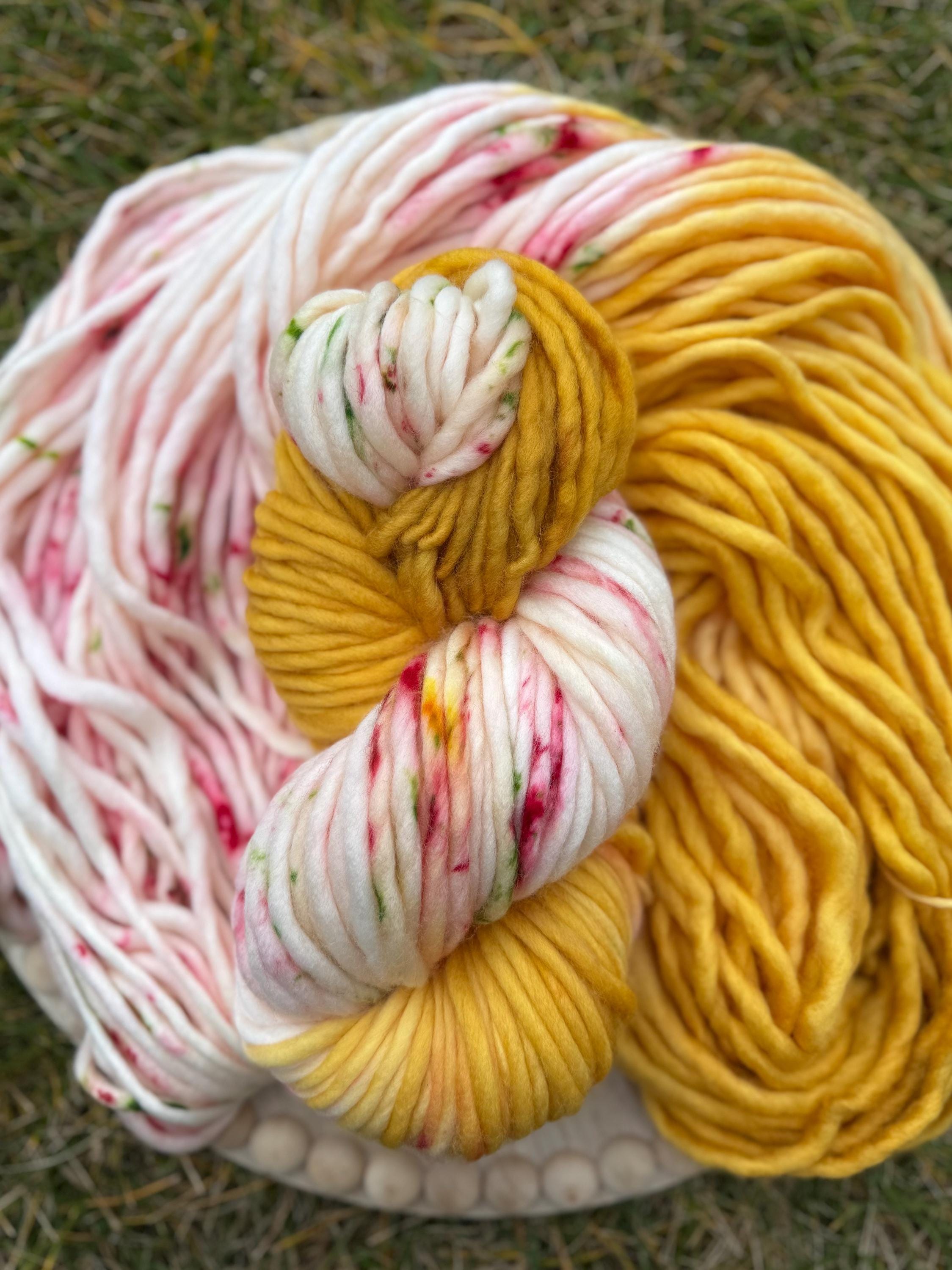 Eve merino wool hand dyed yarn