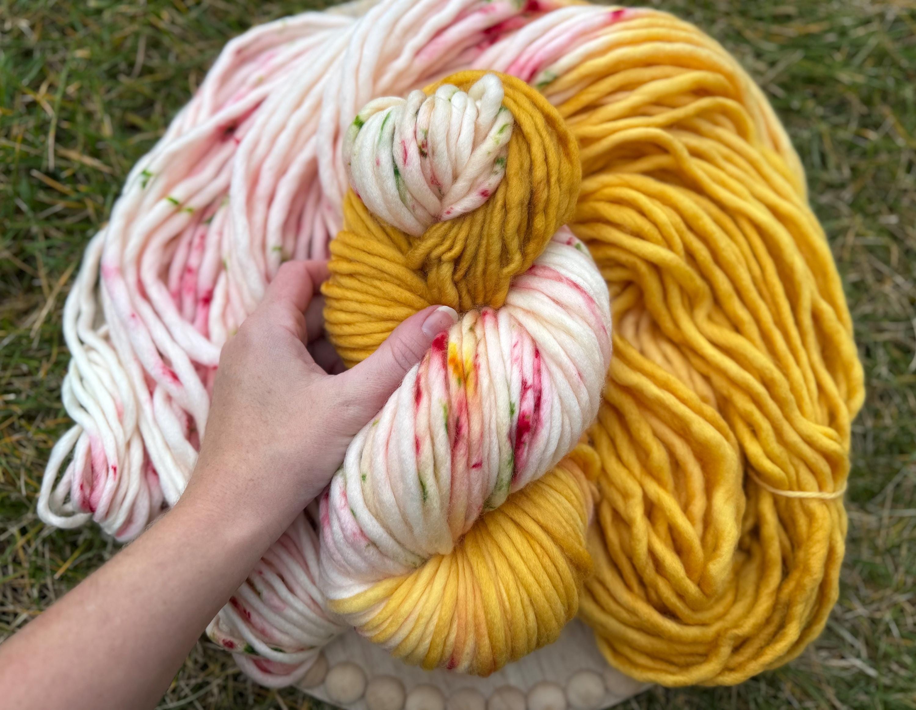 Eve merino wool hand dyed yarn