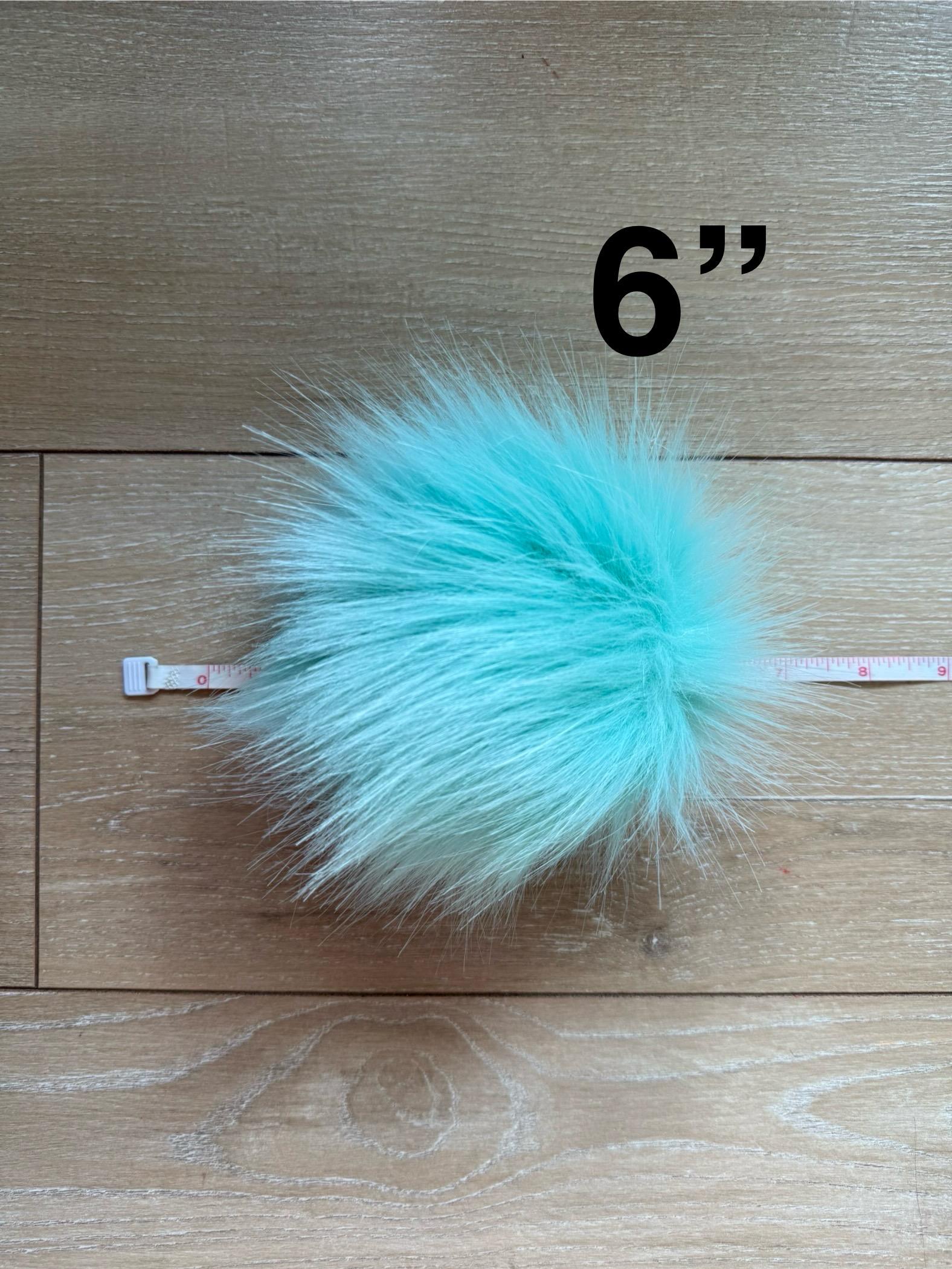 Aquatic Faux fur Pom Pom