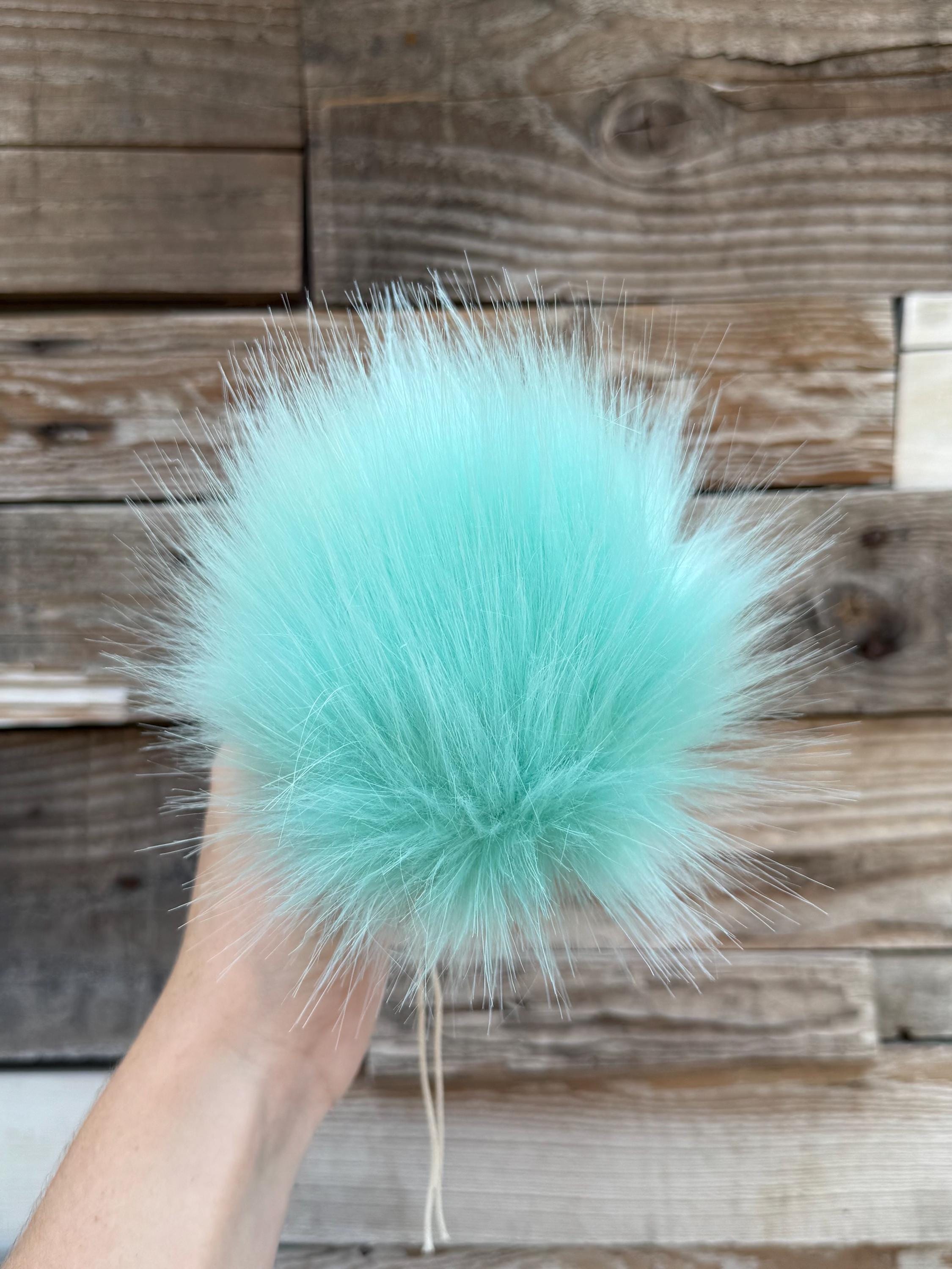 Aquatic Faux fur Pom Pom