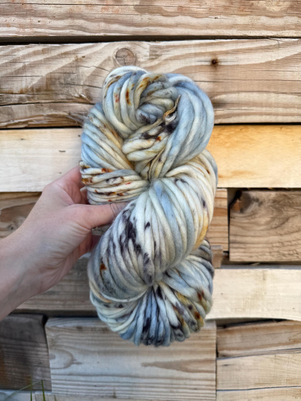 Feyre darling Hand dyed super bulky merino wool yarn
