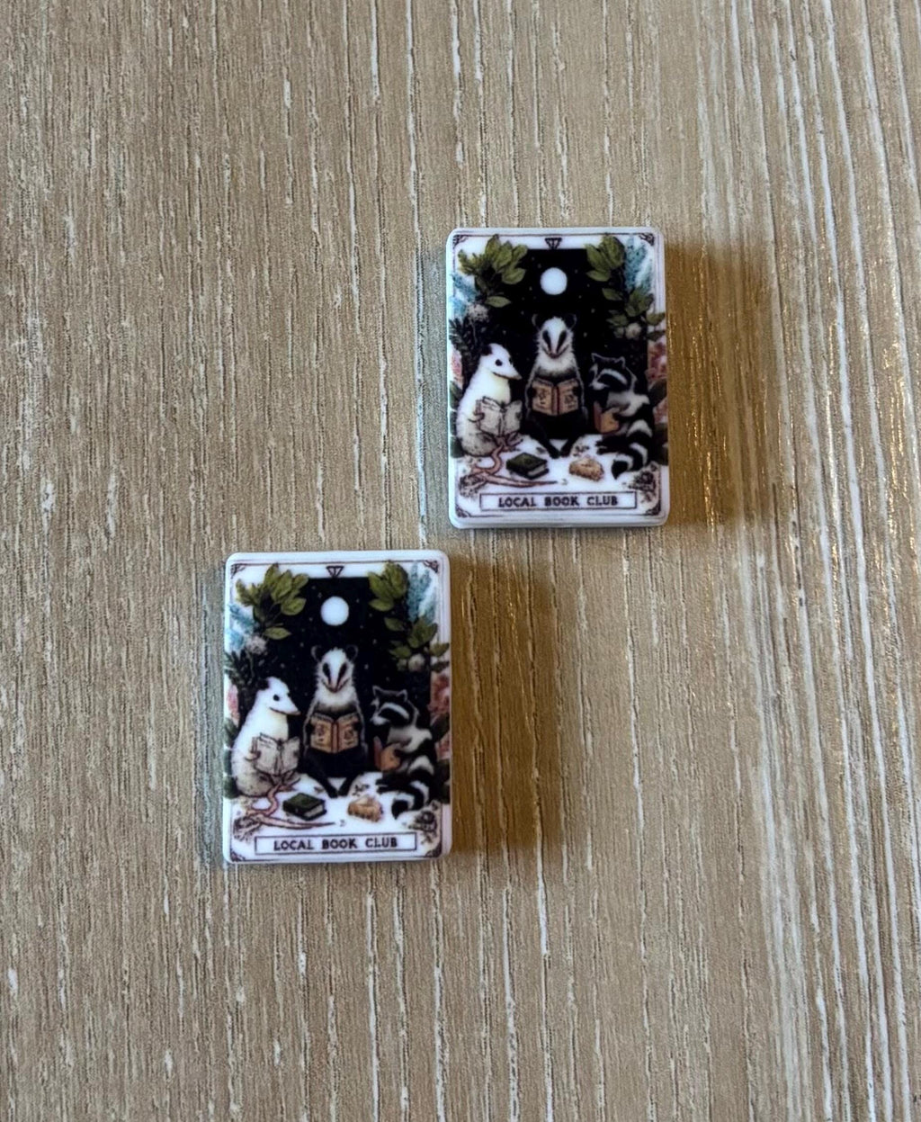 Opossum needle stoppers for knitting needles