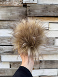 Tinsel wolf luxe faux fur pom