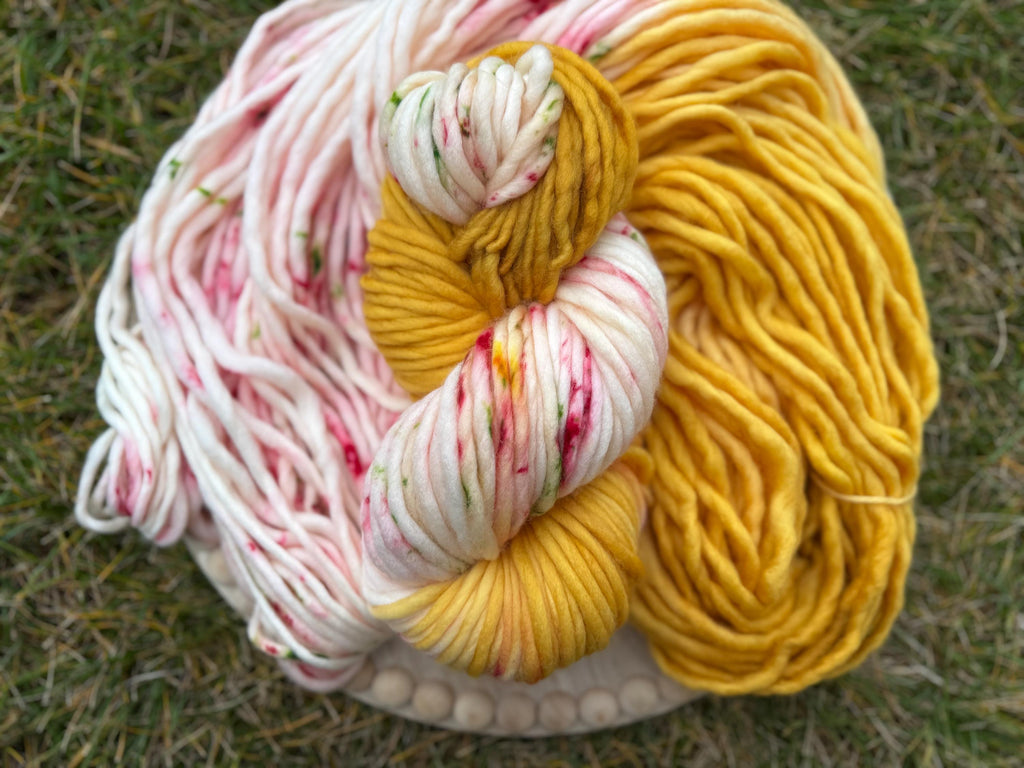 Eve merino wool hand dyed yarn