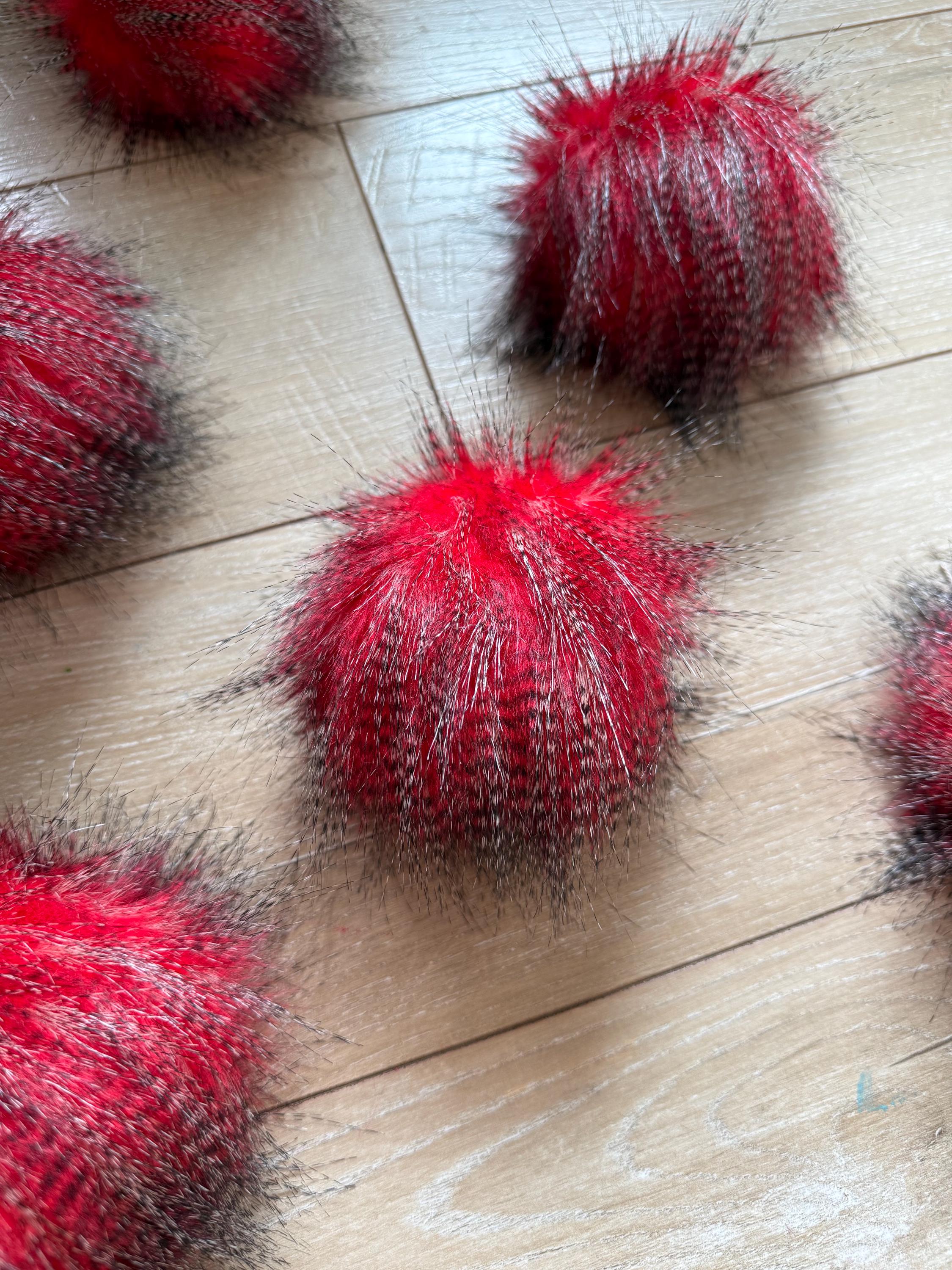 Red Pheasant Pom