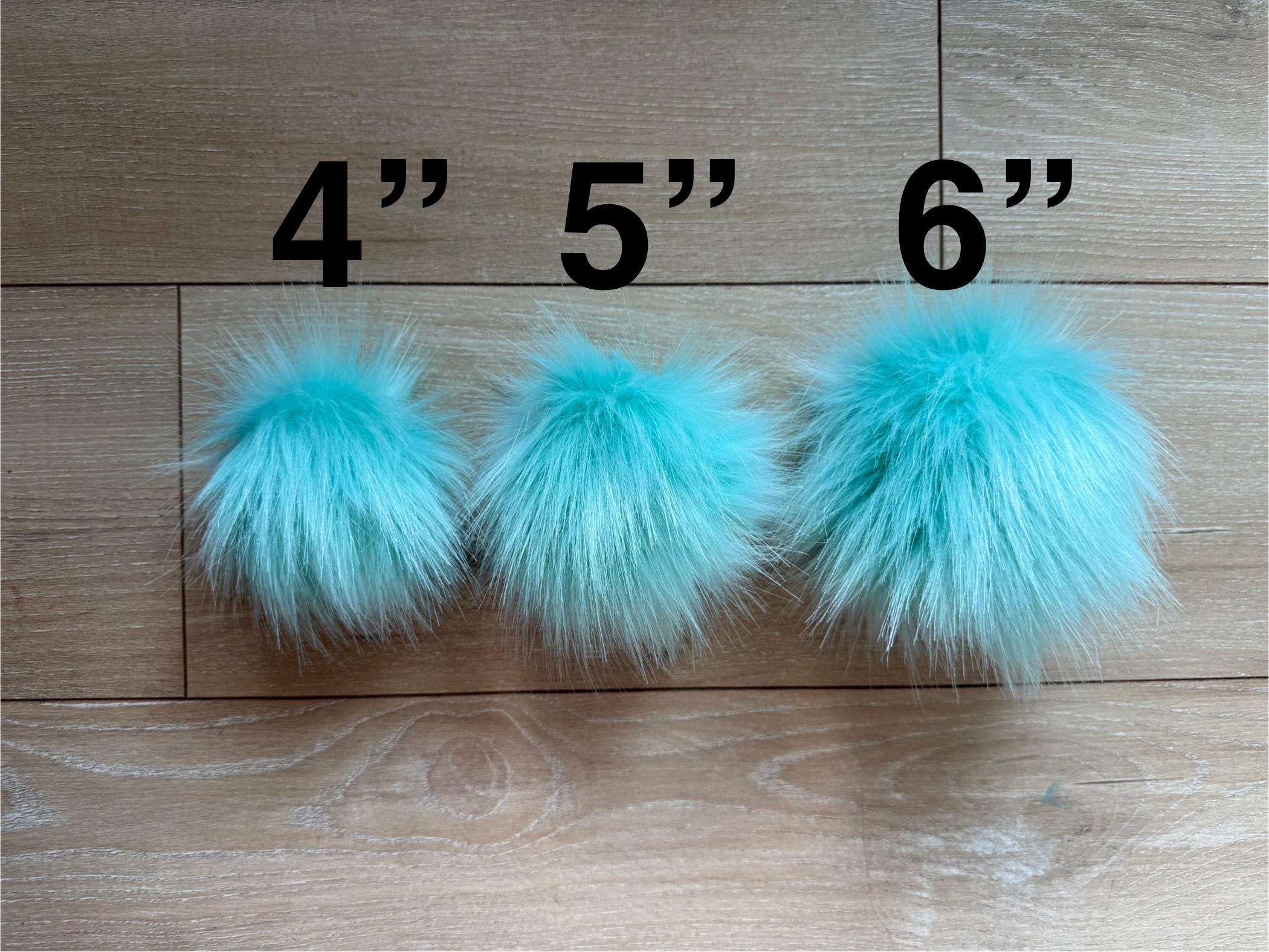 Aquatic Faux fur Pom Pom