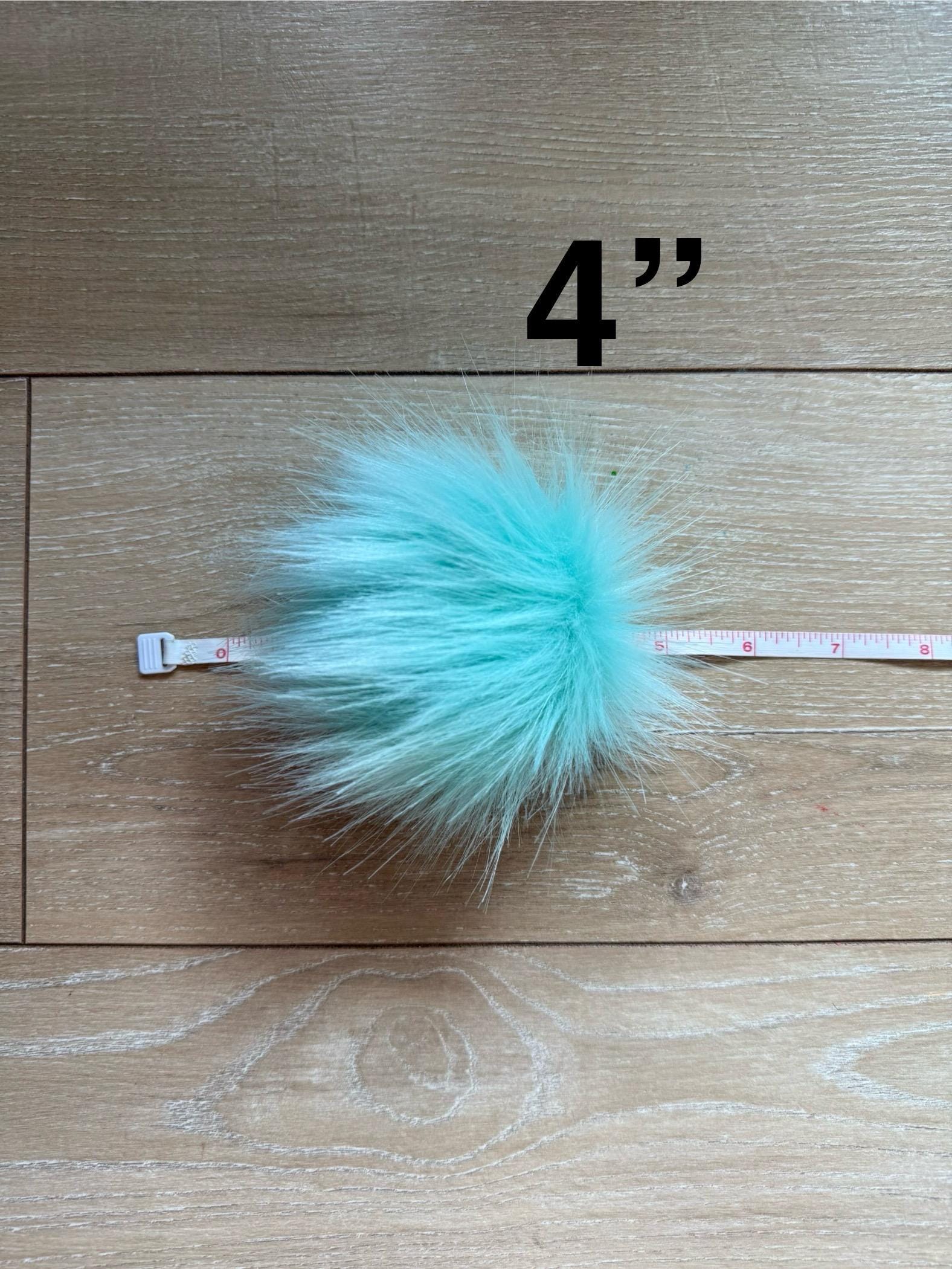 Aquatic Faux fur Pom Pom