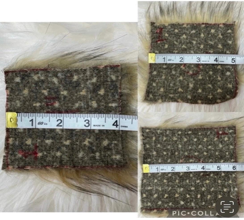 Royal blue tinsel faux fur Pom Pom