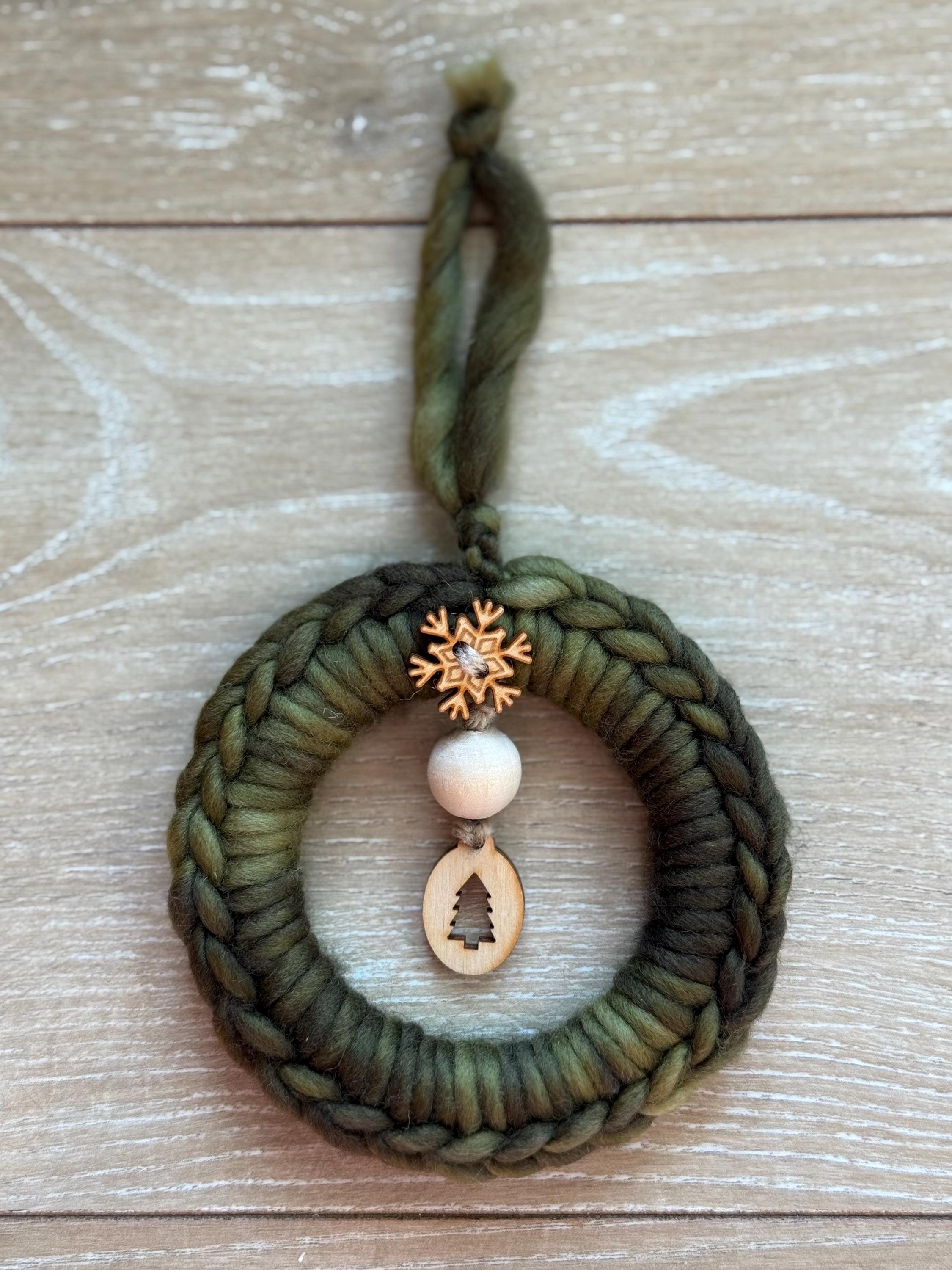 Set of 3 handmade Christmas ornament